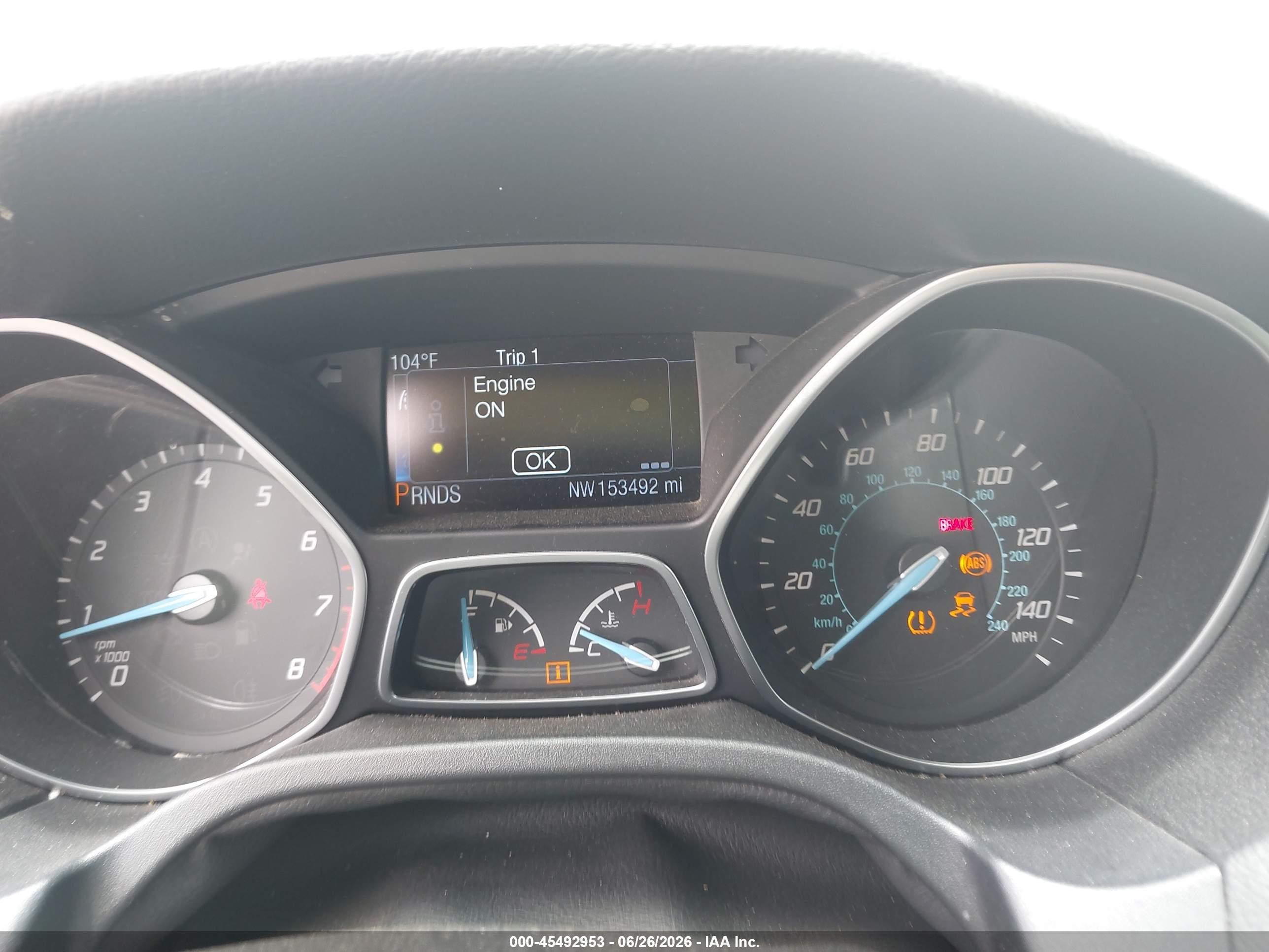 2014 Ford Focus Titanium White vin: 1FADP3J29EL176166