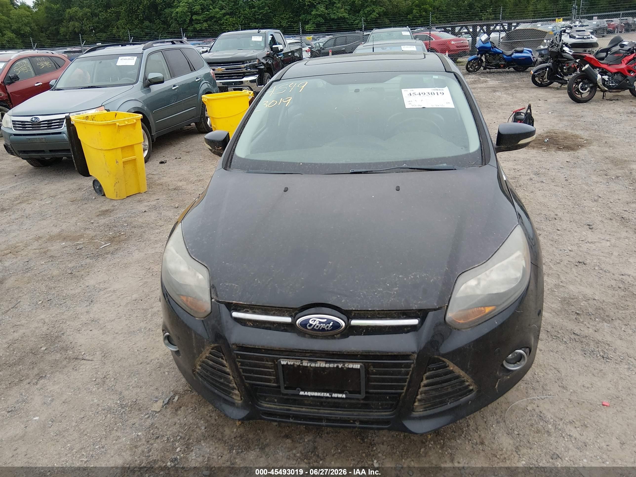 2014 Ford Focus Titanium Black vin: 1FADP3J29EL342136
