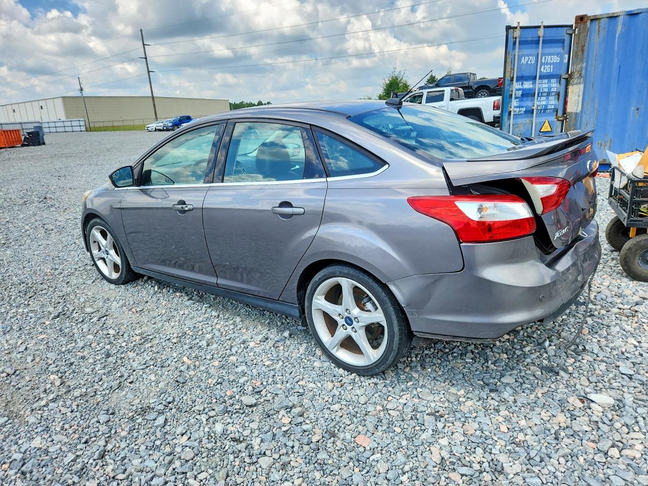2013 Ford Focus Titanium Gray vin: 1FADP3J2XDL161724