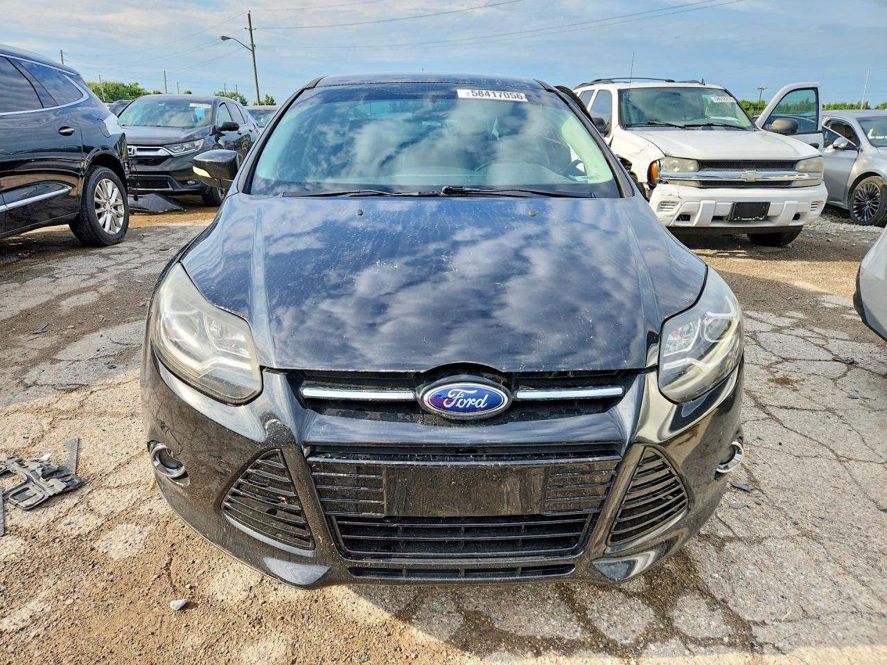 2014 Ford Focus Titanium Black vin: 1FADP3J2XEL107177