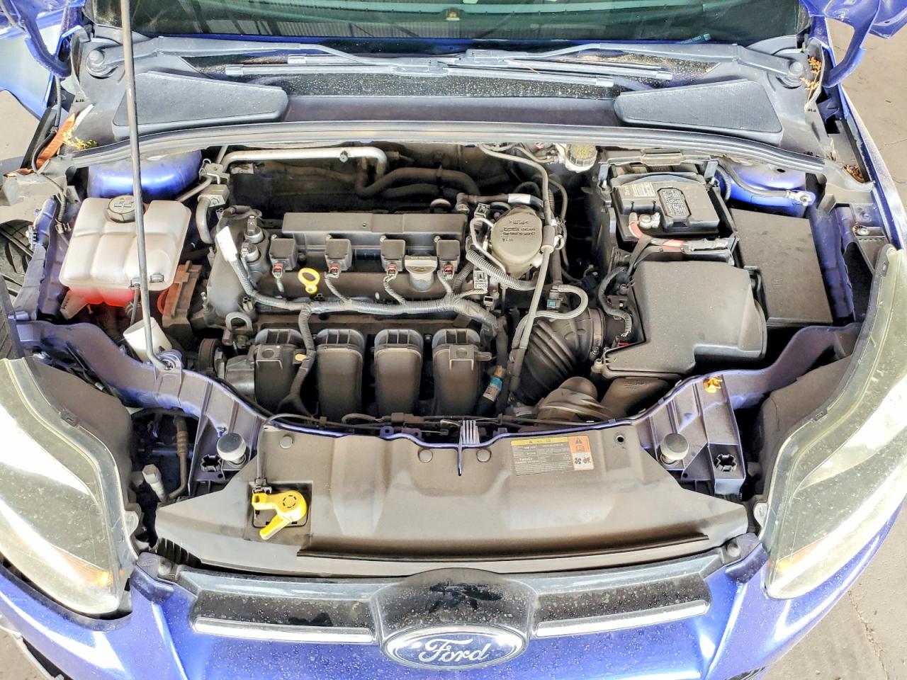 2014 Ford Focus Titanium Blue vin: 1FADP3J2XEL199021
