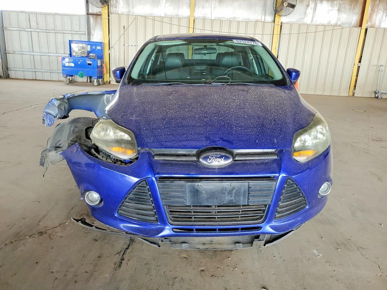 2014 Ford Focus Titanium Blue vin: 1FADP3J2XEL199021