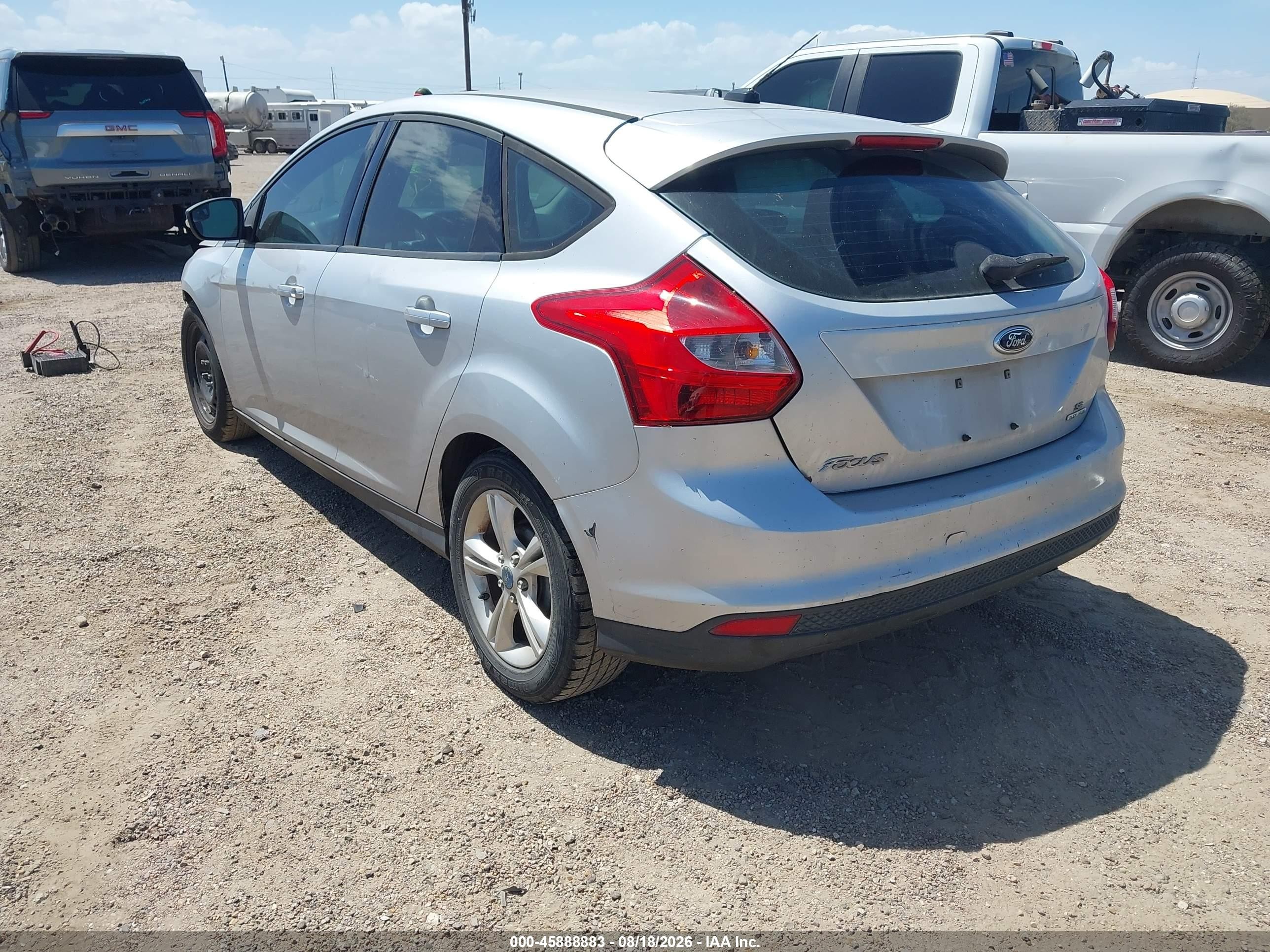 2013 Ford Focus Se Silver vin: 1FADP3K20DL106925