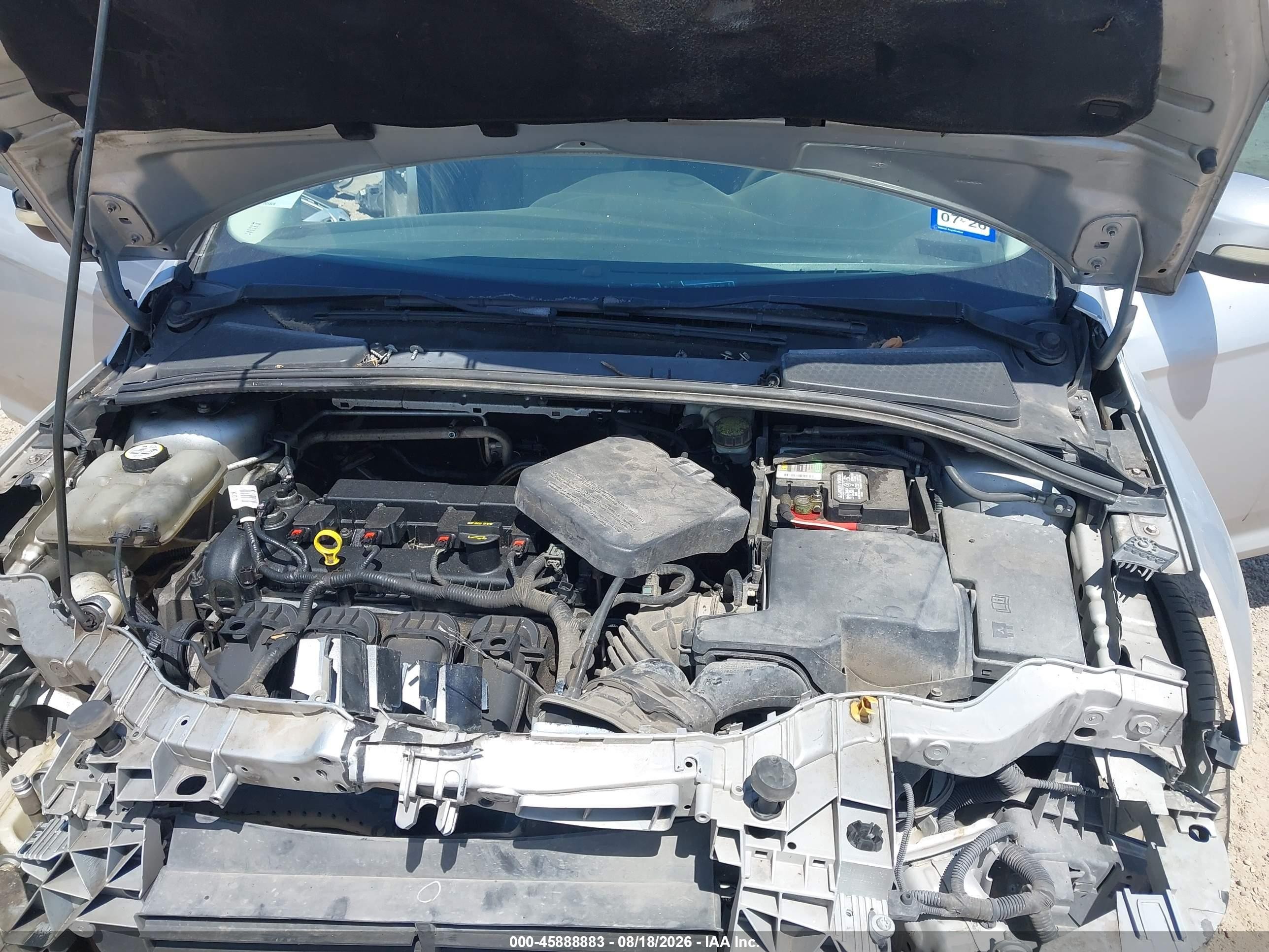 2013 Ford Focus Se Silver vin: 1FADP3K20DL106925