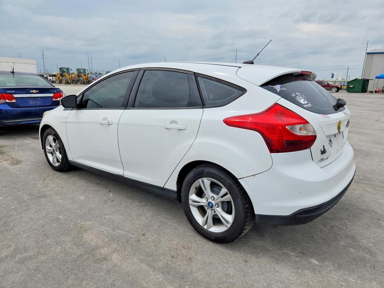2013 Ford Focus Se White vin: 1FADP3K20DL125569