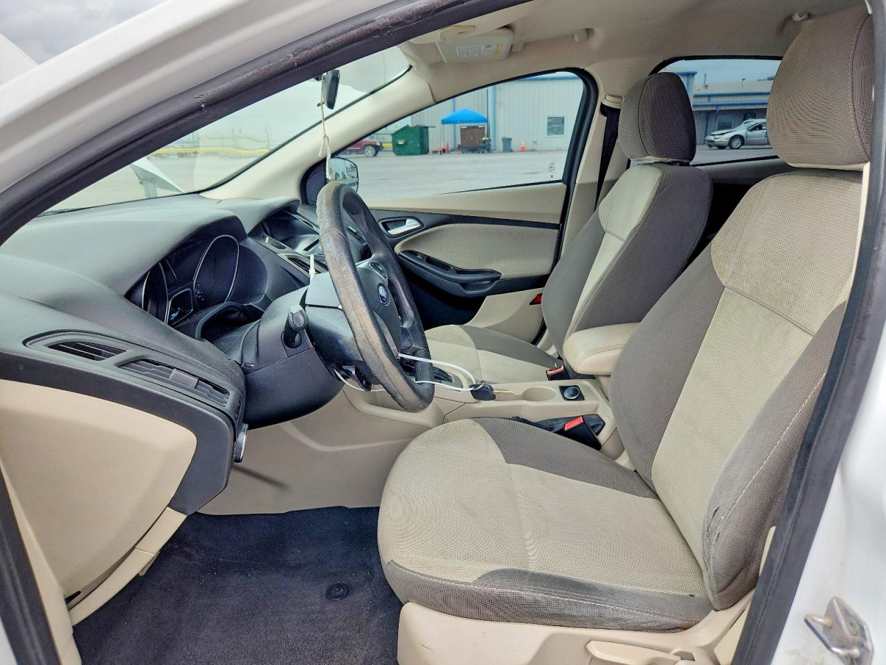 2013 Ford Focus Se White vin: 1FADP3K20DL125569