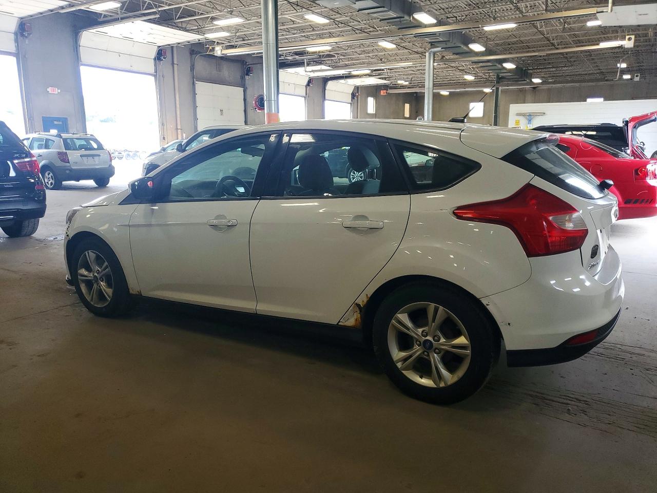 2013 Ford Focus Se White vin: 1FADP3K20DL125572