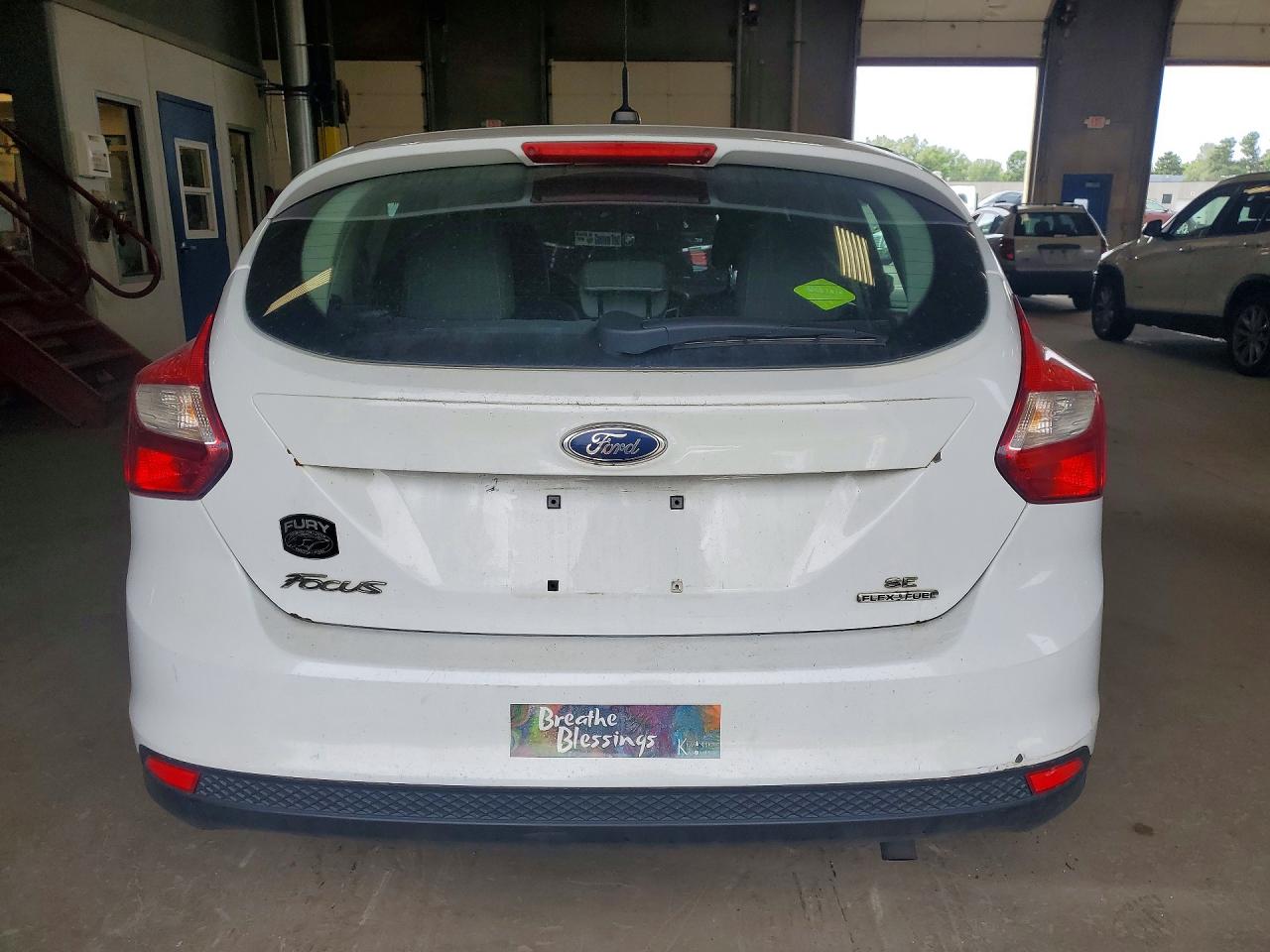 2013 Ford Focus Se White vin: 1FADP3K20DL125572