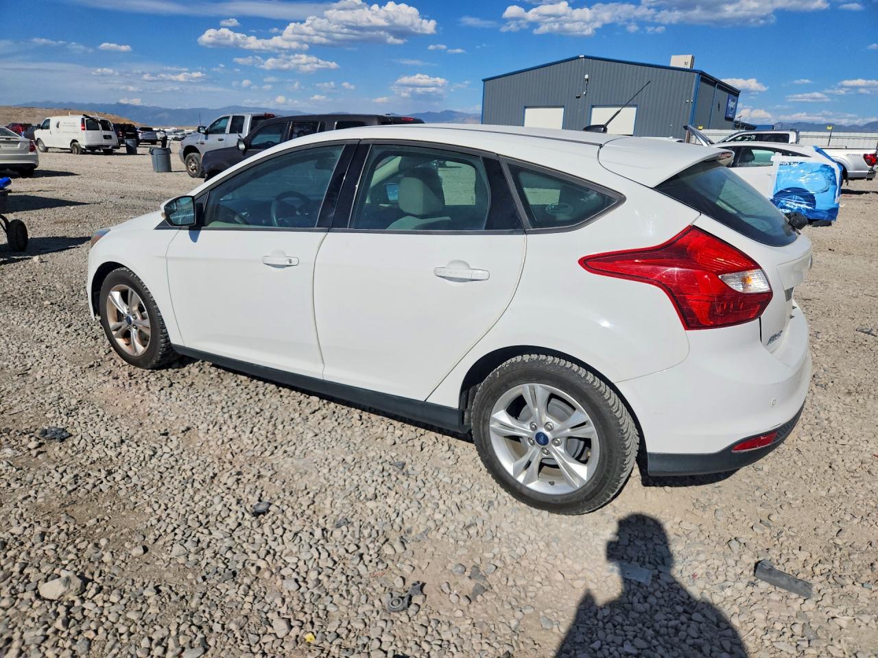 2013 Ford Focus Se White vin: 1FADP3K20DL145157