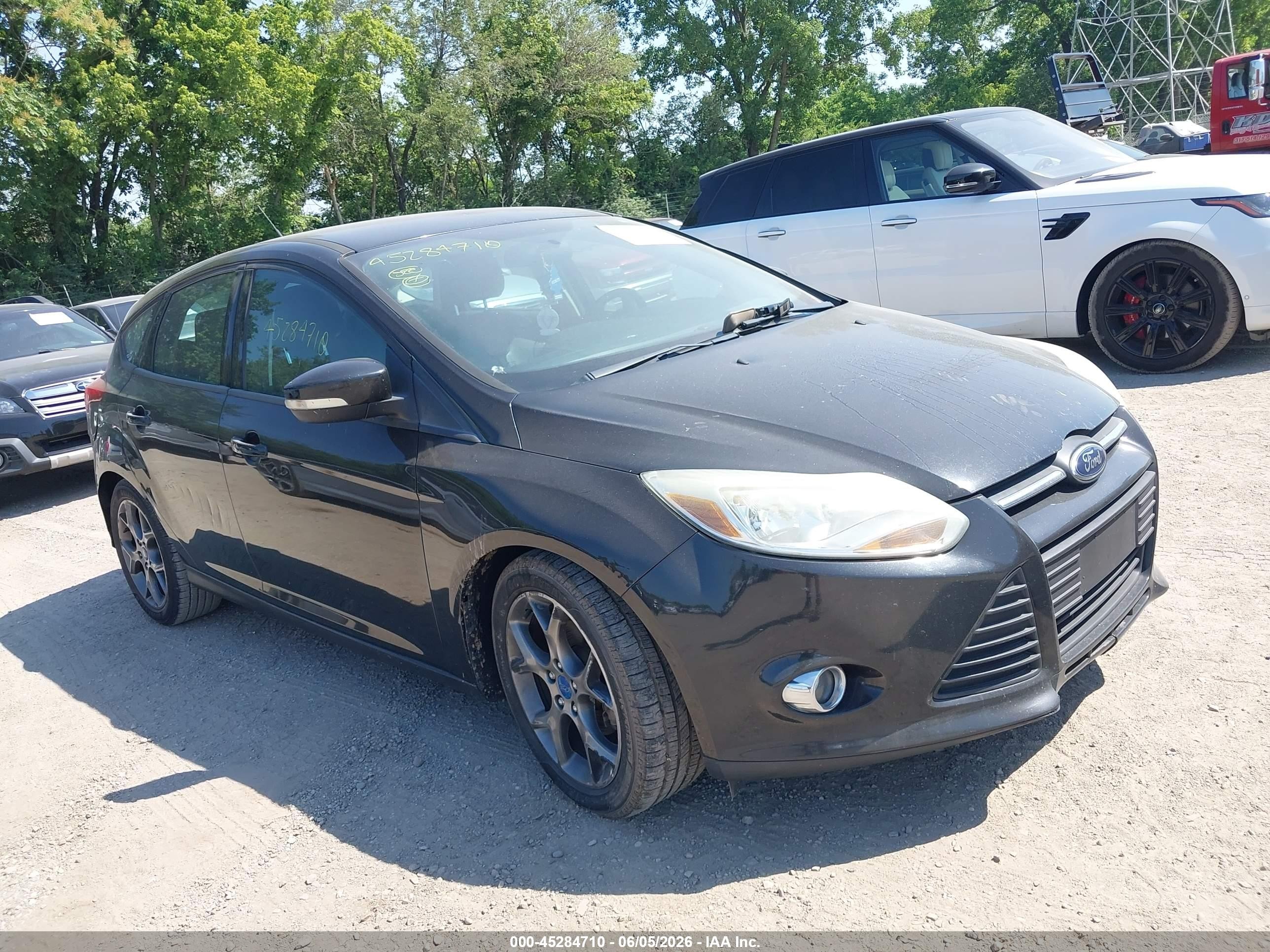 2013 Ford Focus Se Black vin: 1FADP3K20DL146048