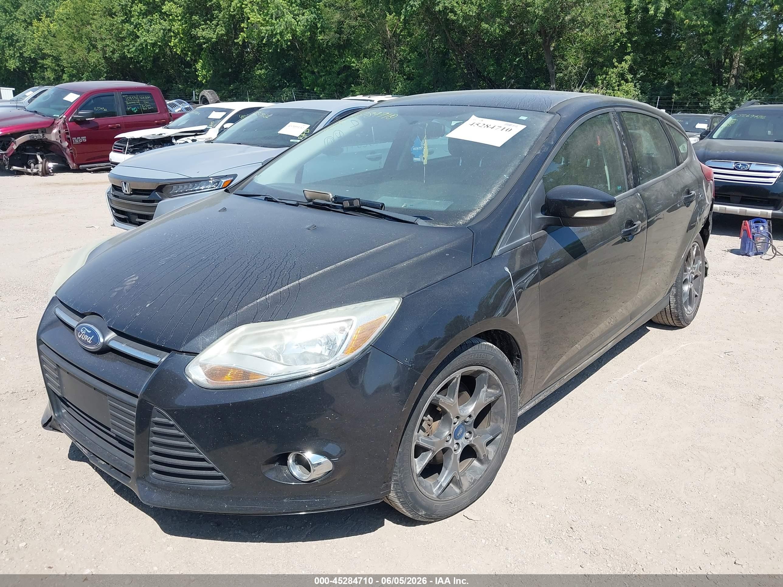 2013 Ford Focus Se Black vin: 1FADP3K20DL146048