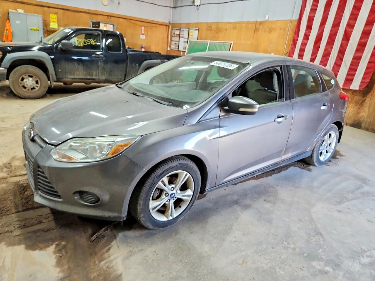 2013 Ford Focus Se Gray vin: 1FADP3K20DL162993