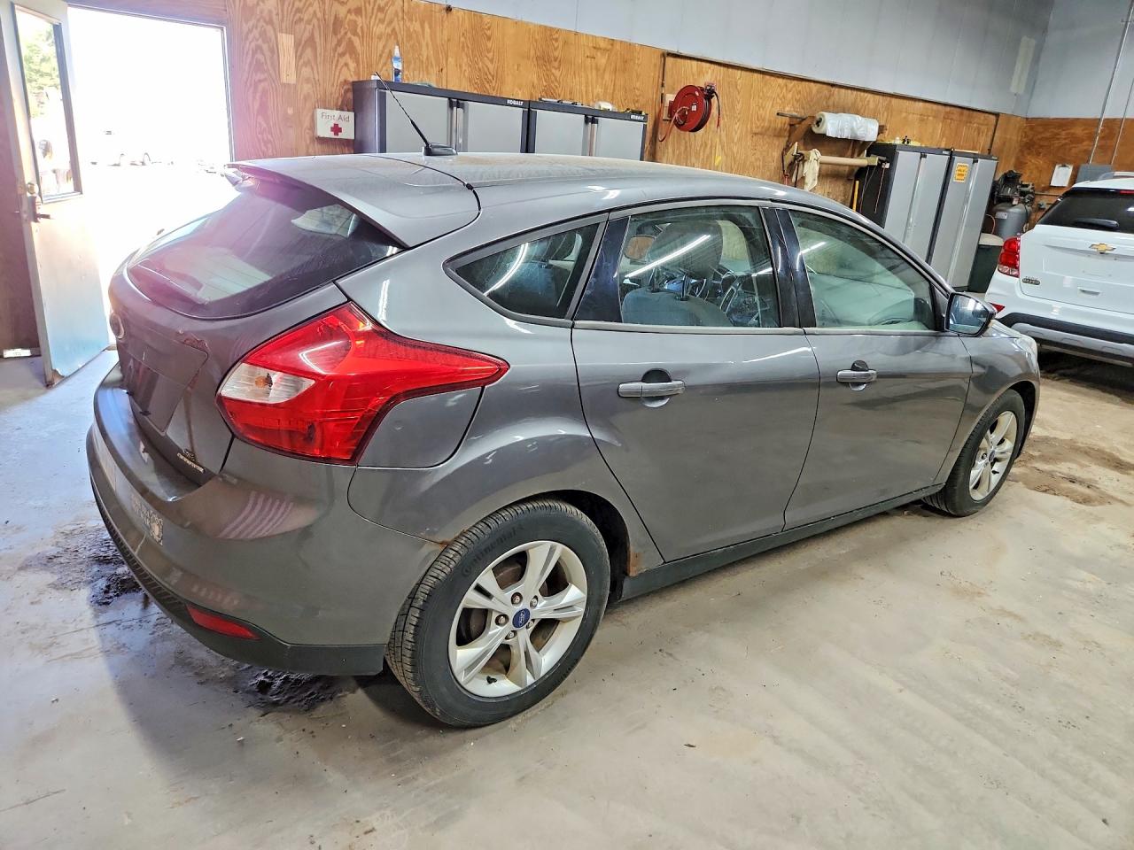 2013 Ford Focus Se Gray vin: 1FADP3K20DL162993