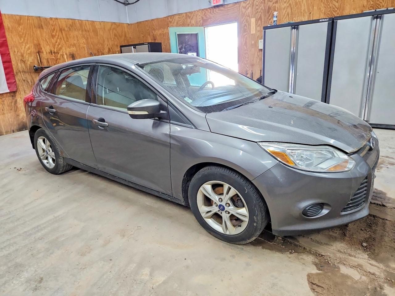 2013 Ford Focus Se Gray vin: 1FADP3K20DL162993