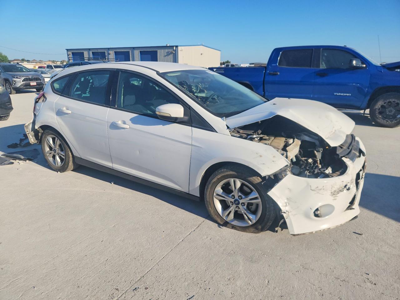 2013 Ford Focus Se White vin: 1FADP3K20DL189174