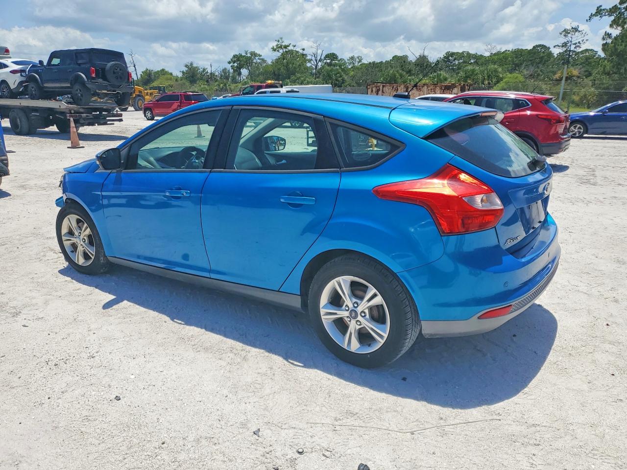 2013 Ford Focus Se Blue vin: 1FADP3K20DL217832