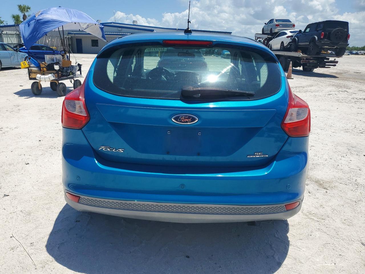 2013 Ford Focus Se Blue vin: 1FADP3K20DL217832