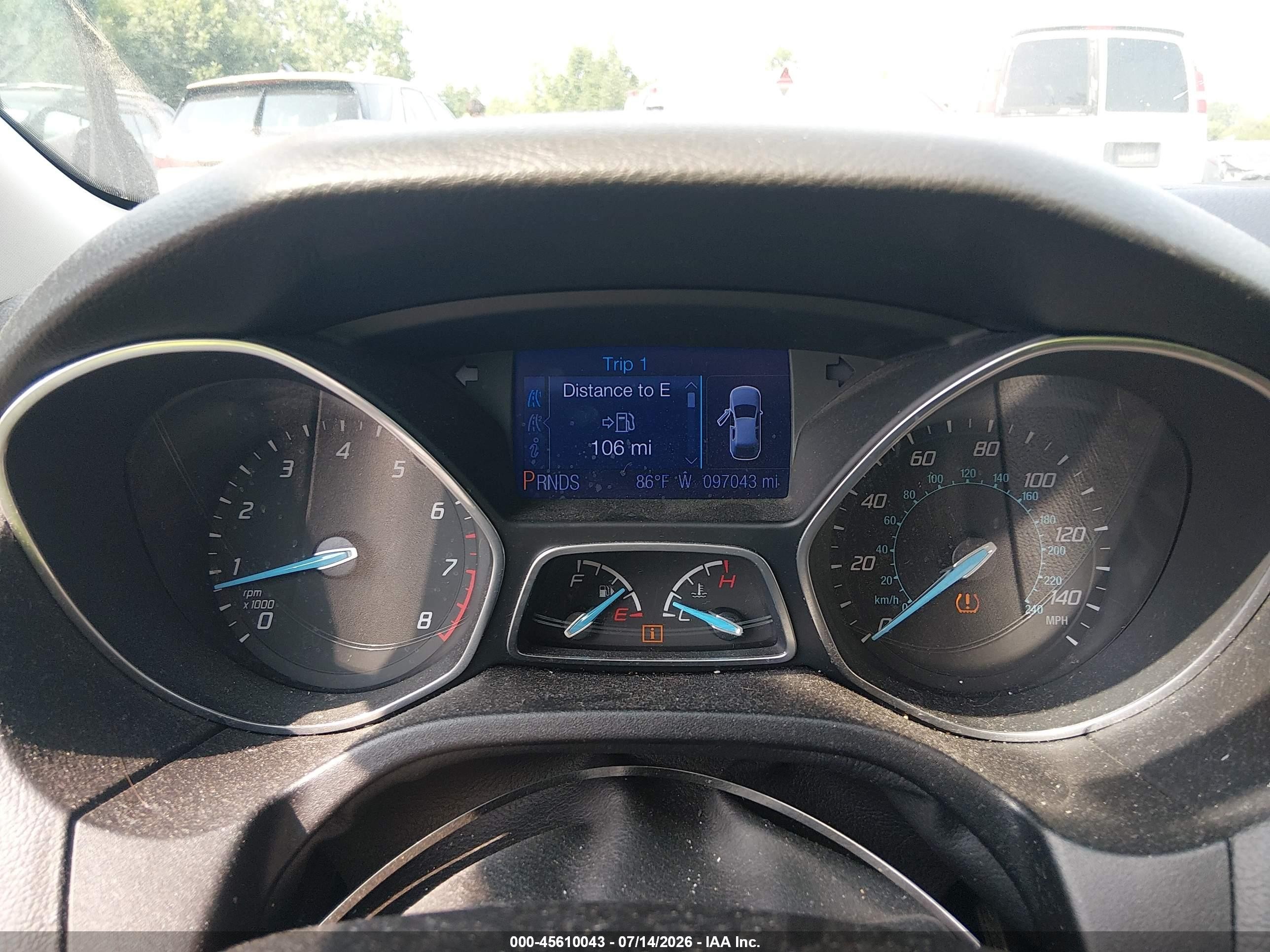 2013 Ford Focus Se Gray vin: 1FADP3K20DL218978