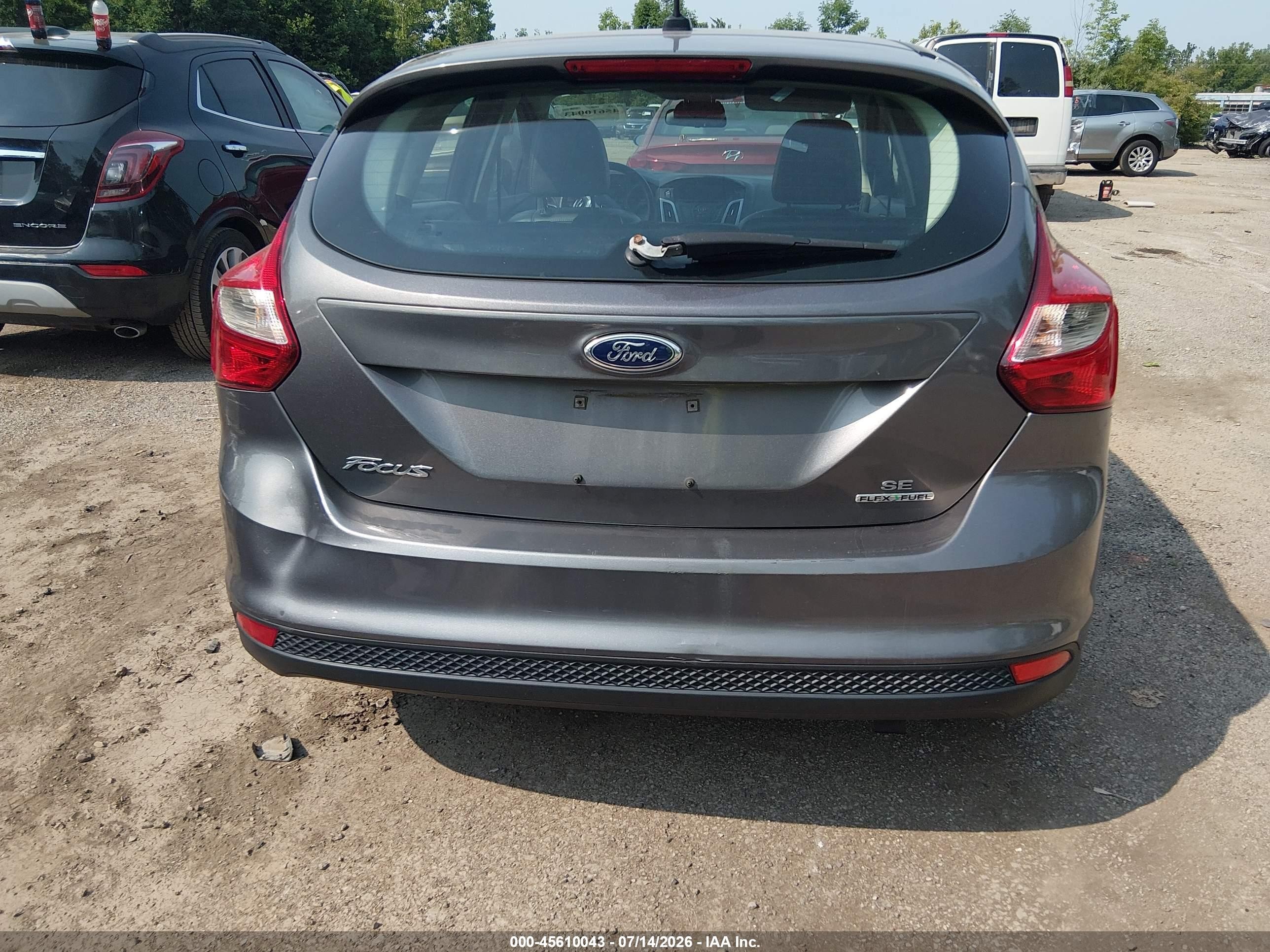 2013 Ford Focus Se Gray vin: 1FADP3K20DL218978