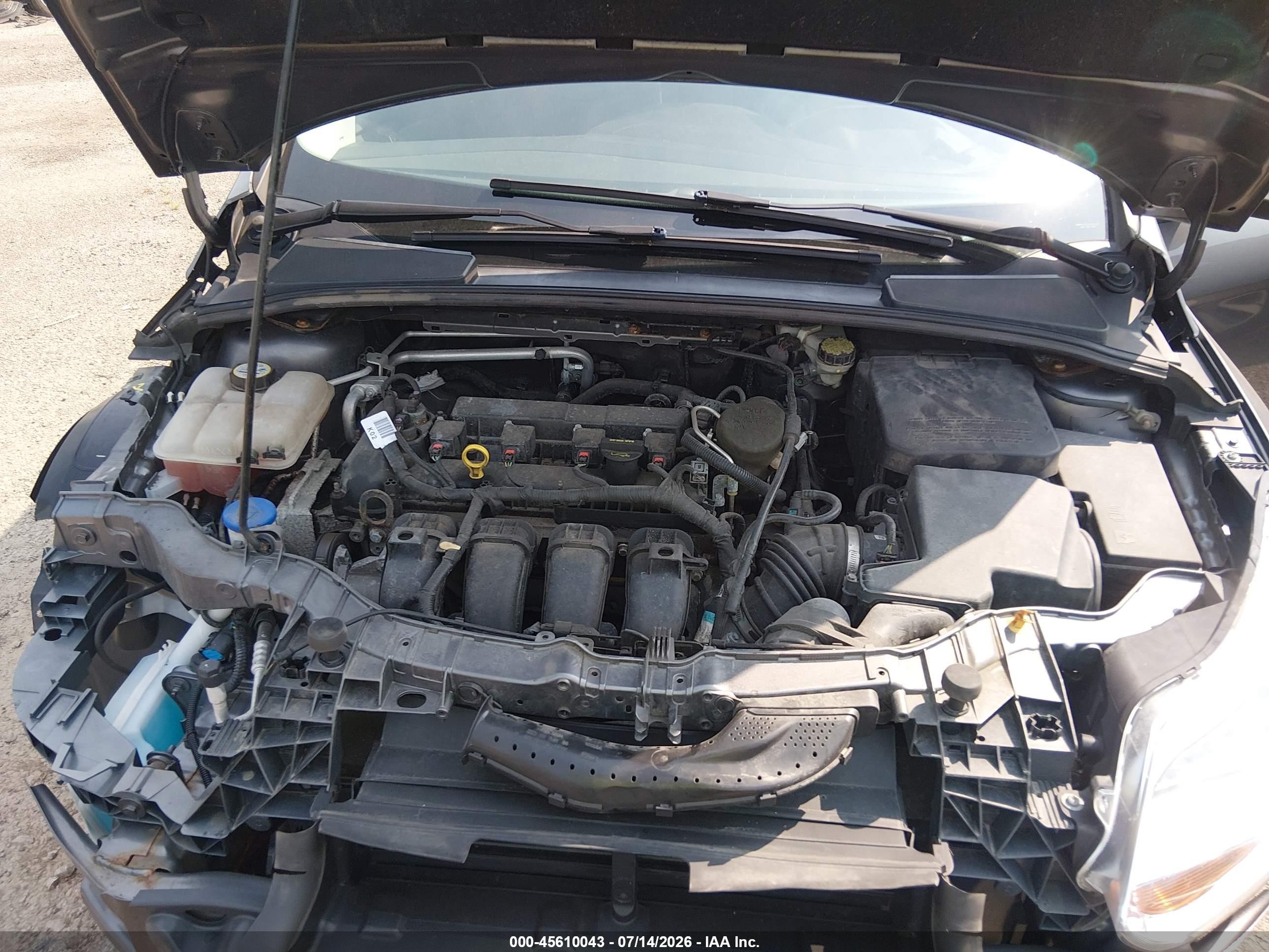 2013 Ford Focus Se Gray vin: 1FADP3K20DL218978