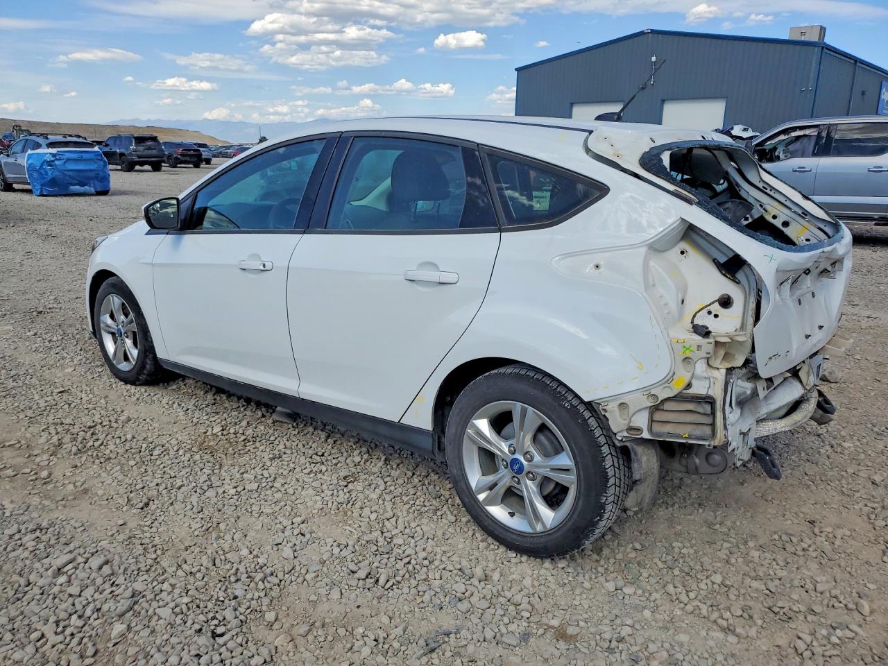 2013 Ford Focus Se White vin: 1FADP3K20DL233156