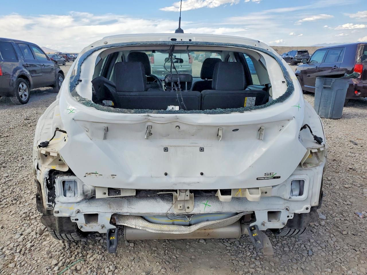 2013 Ford Focus Se White vin: 1FADP3K20DL233156