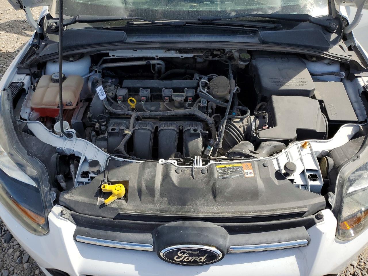 2013 Ford Focus Se White vin: 1FADP3K20DL233156