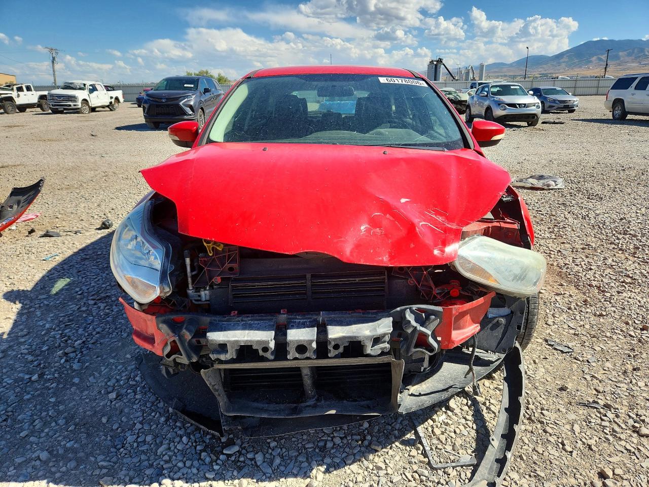 2013 Ford Focus Se Red vin: 1FADP3K20DL237675