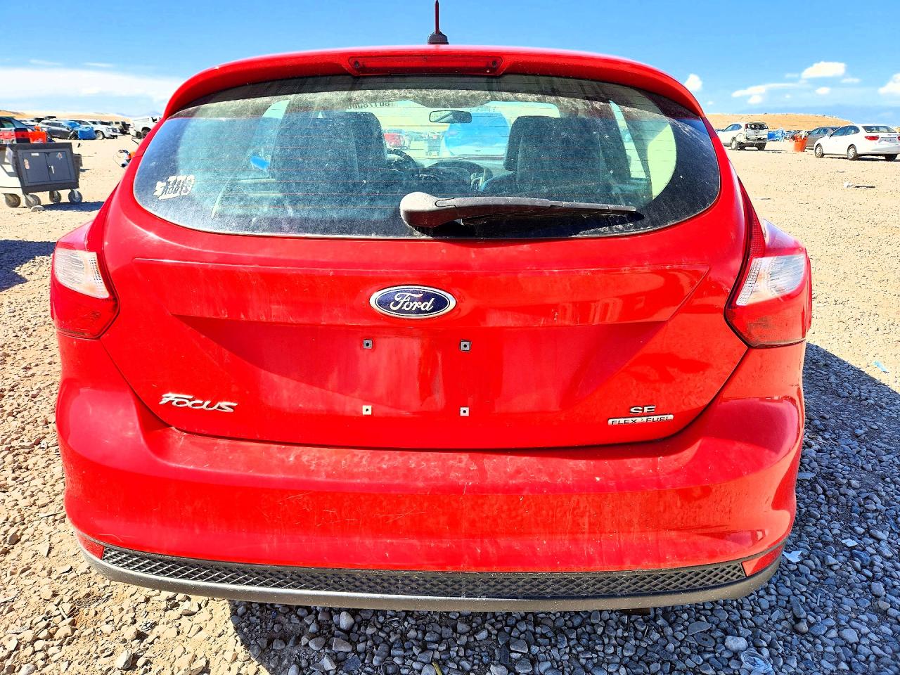 2013 Ford Focus Se Red vin: 1FADP3K20DL237675
