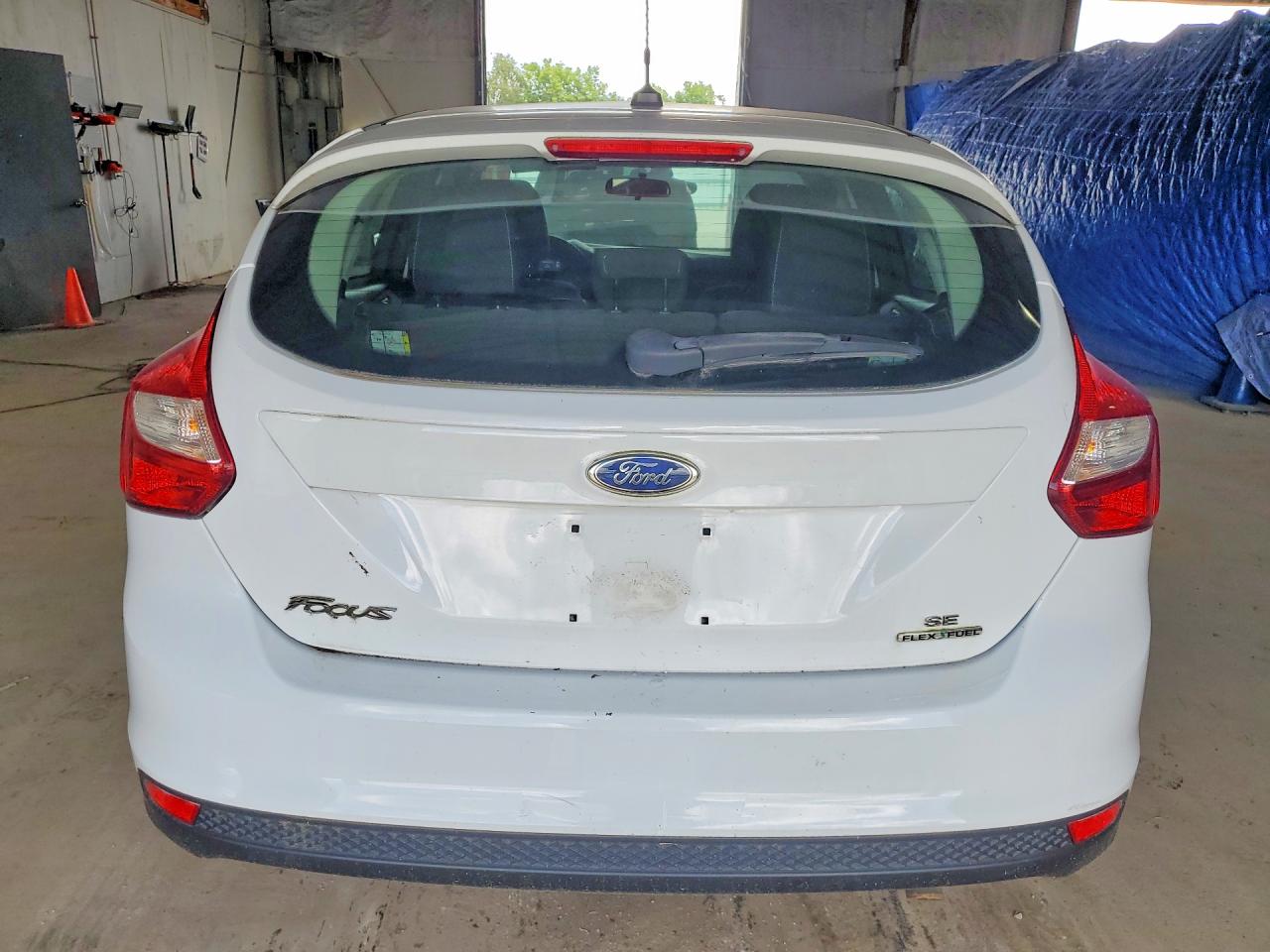 2013 Ford Focus Se White vin: 1FADP3K20DL259711