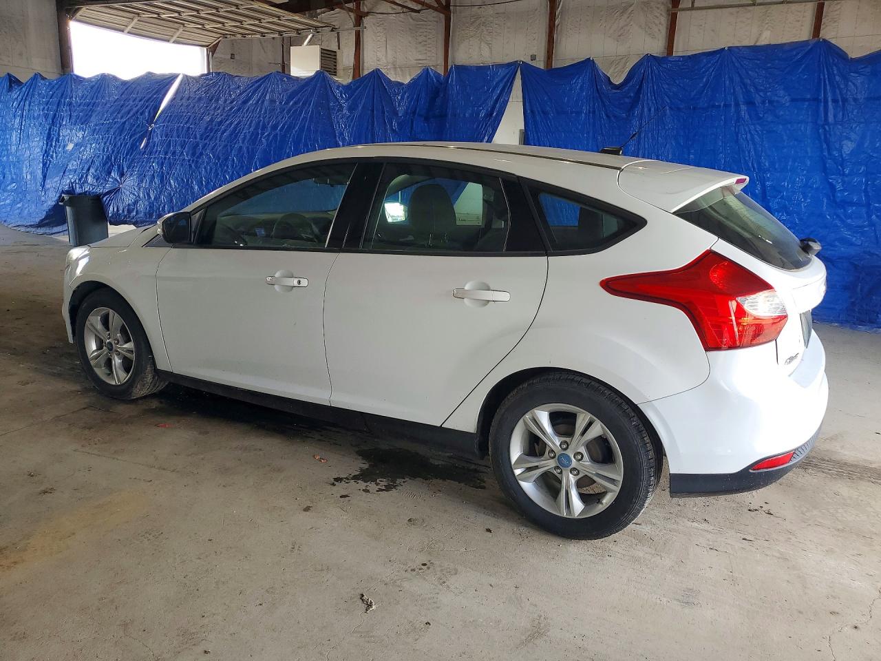 2013 Ford Focus Se White vin: 1FADP3K20DL259711