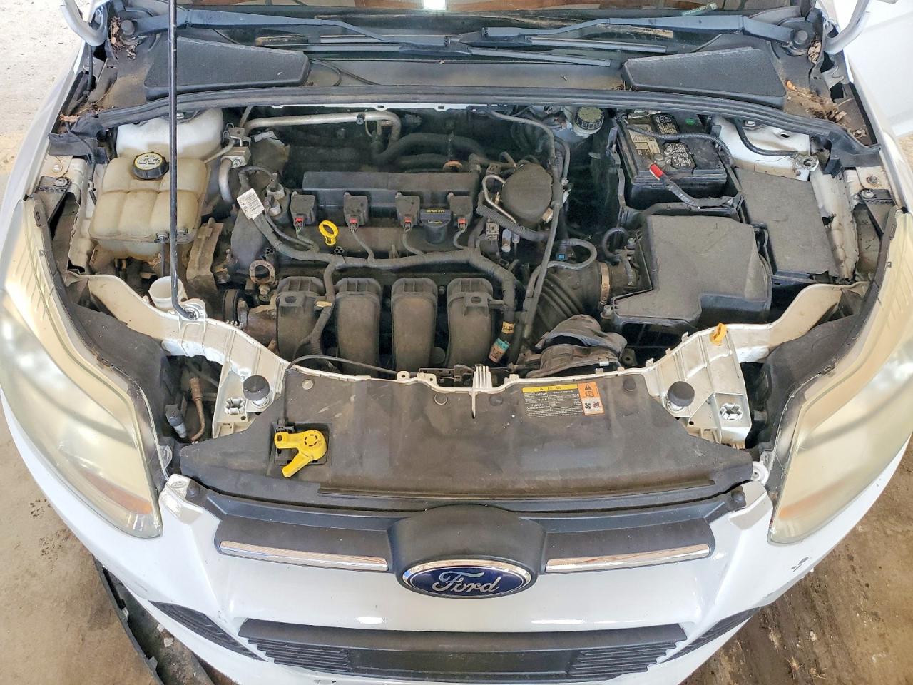 2013 Ford Focus Se White vin: 1FADP3K20DL259711