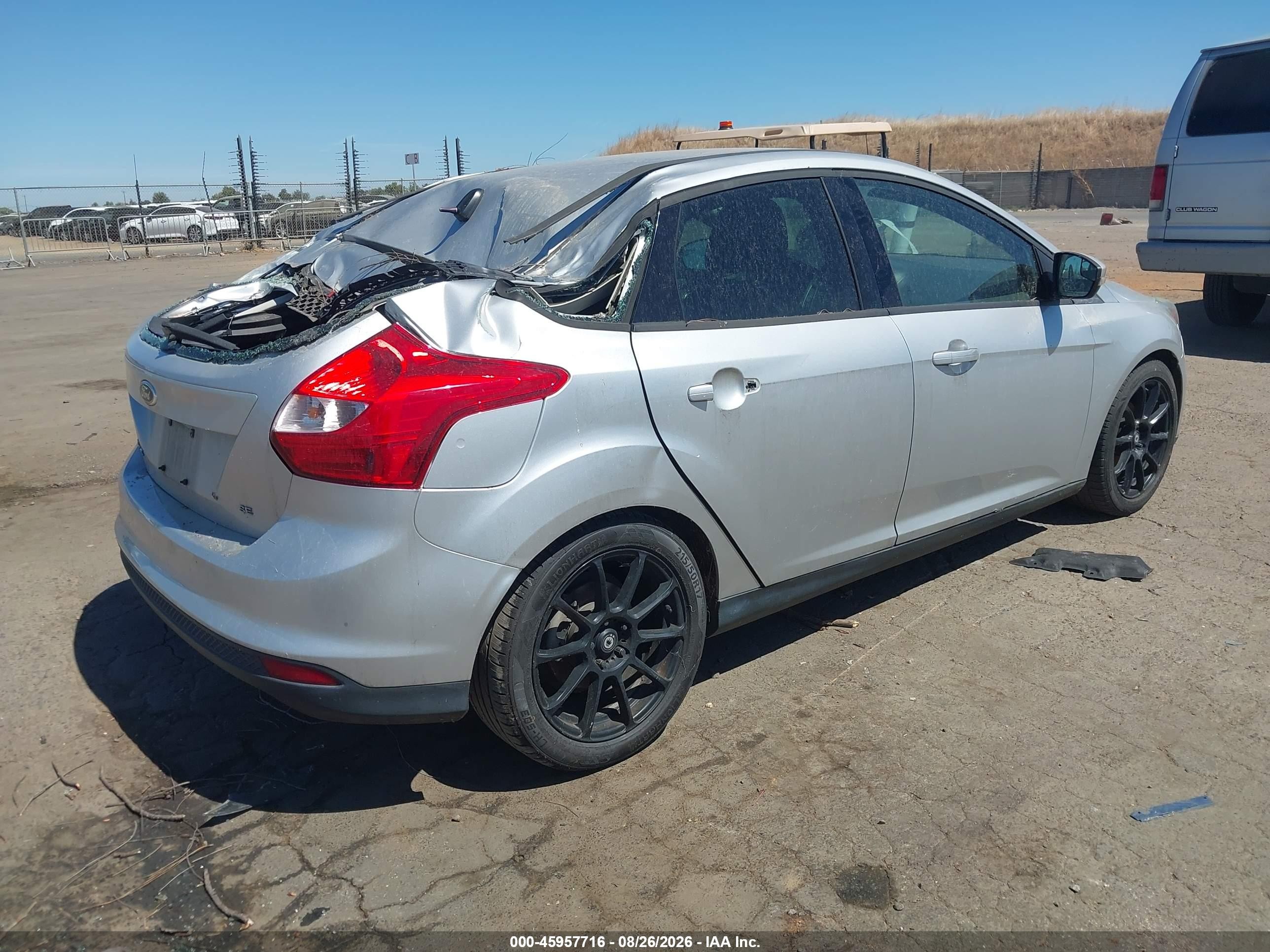 2013 Ford Focus Se Silver vin: 1FADP3K20DL319616