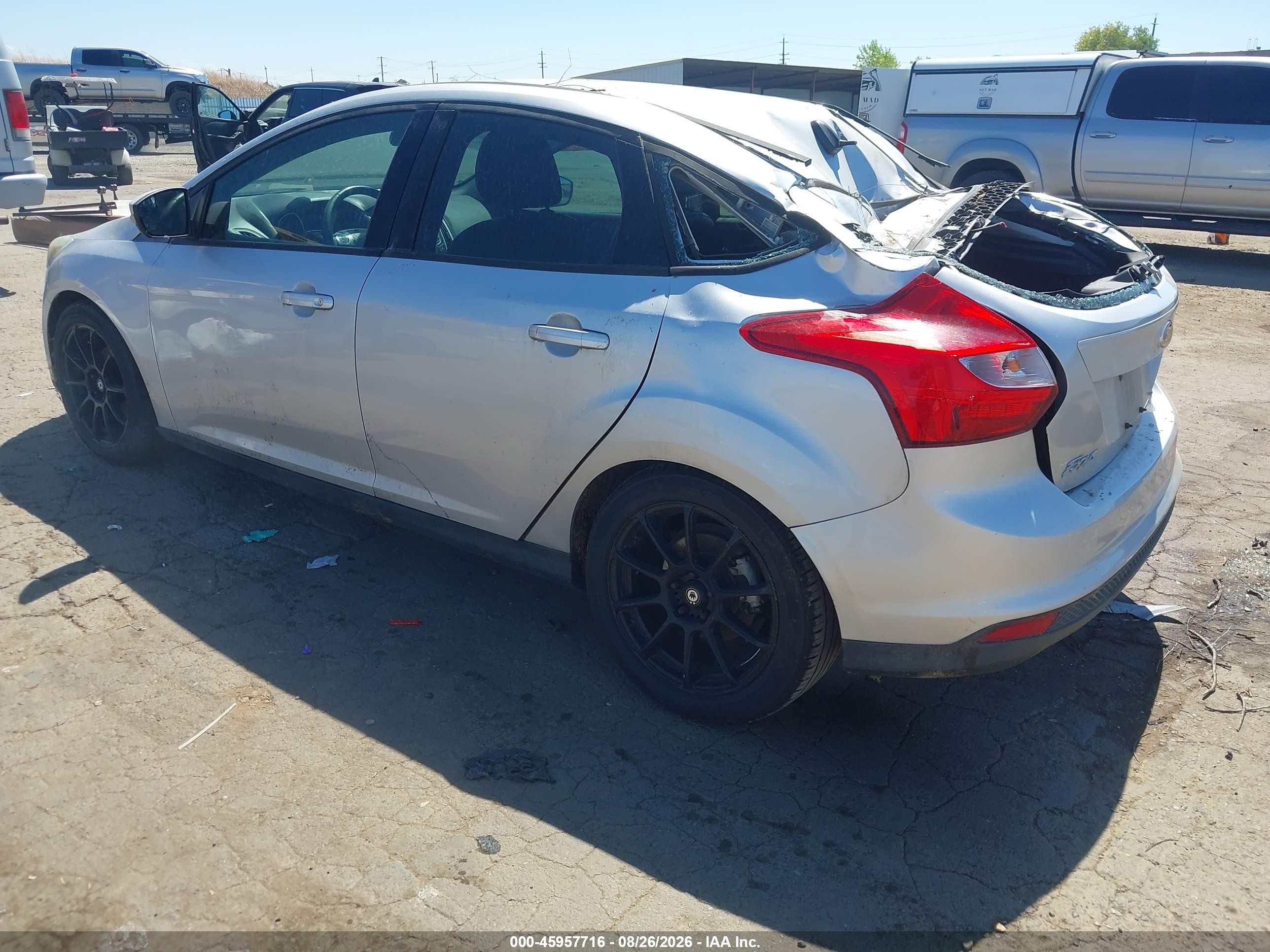 2013 Ford Focus Se Silver vin: 1FADP3K20DL319616