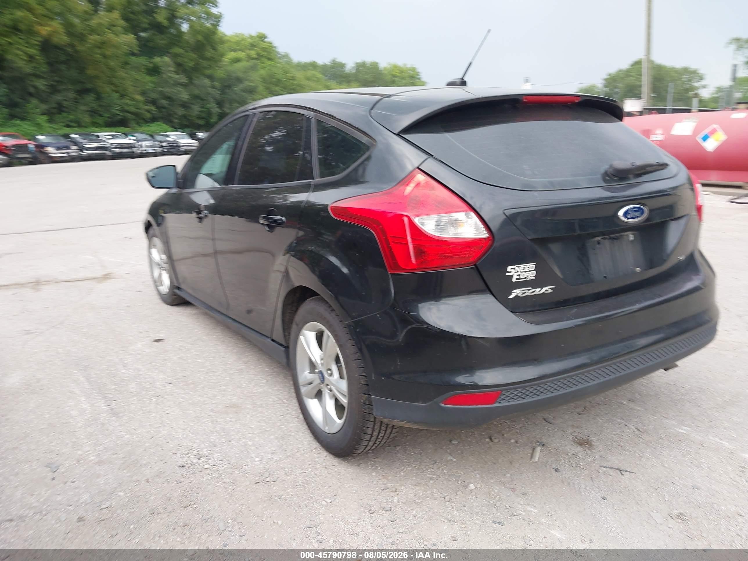 2013 Ford Focus Se Black vin: 1FADP3K20DL342944
