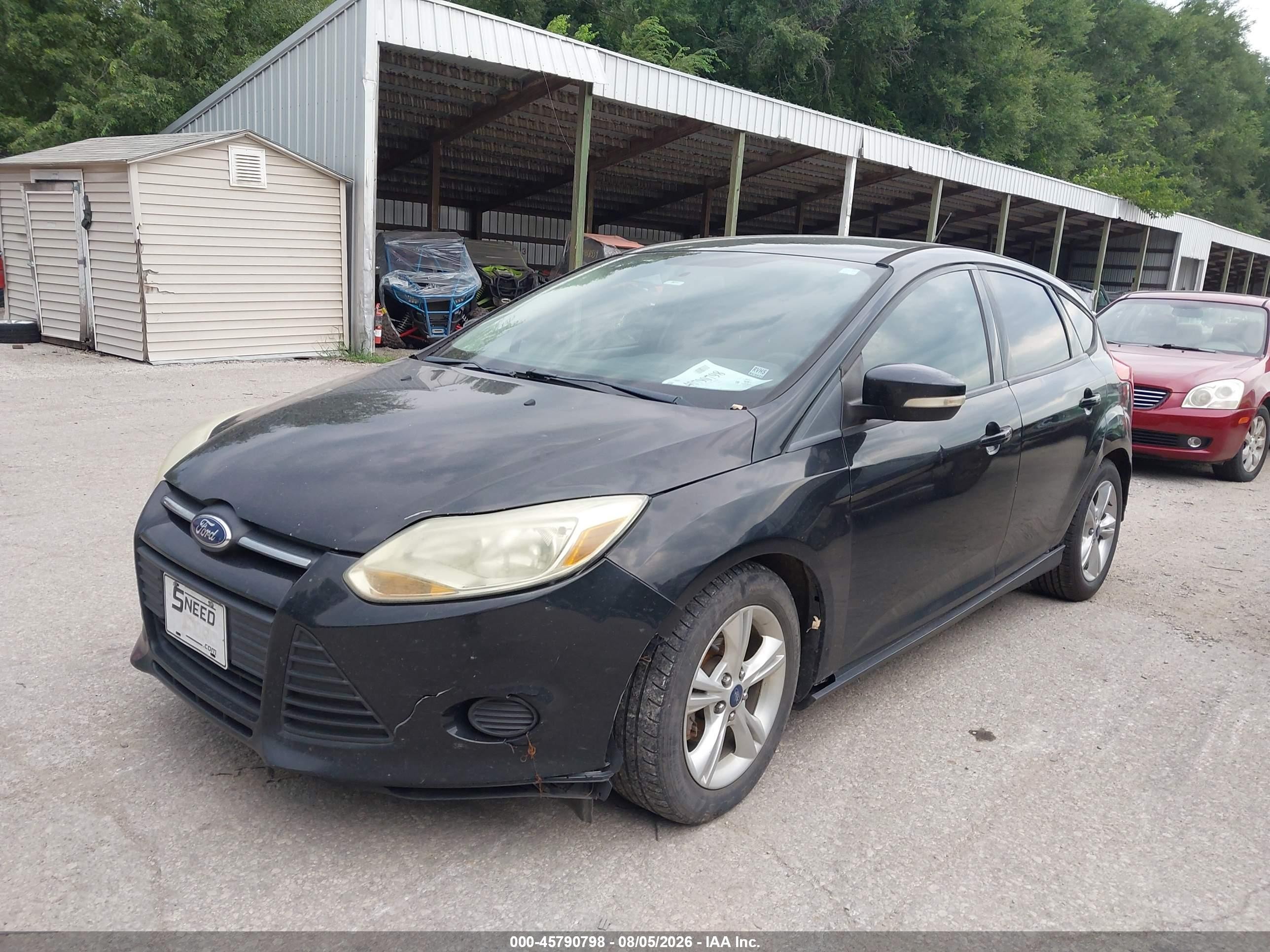 2013 Ford Focus Se Black vin: 1FADP3K20DL342944