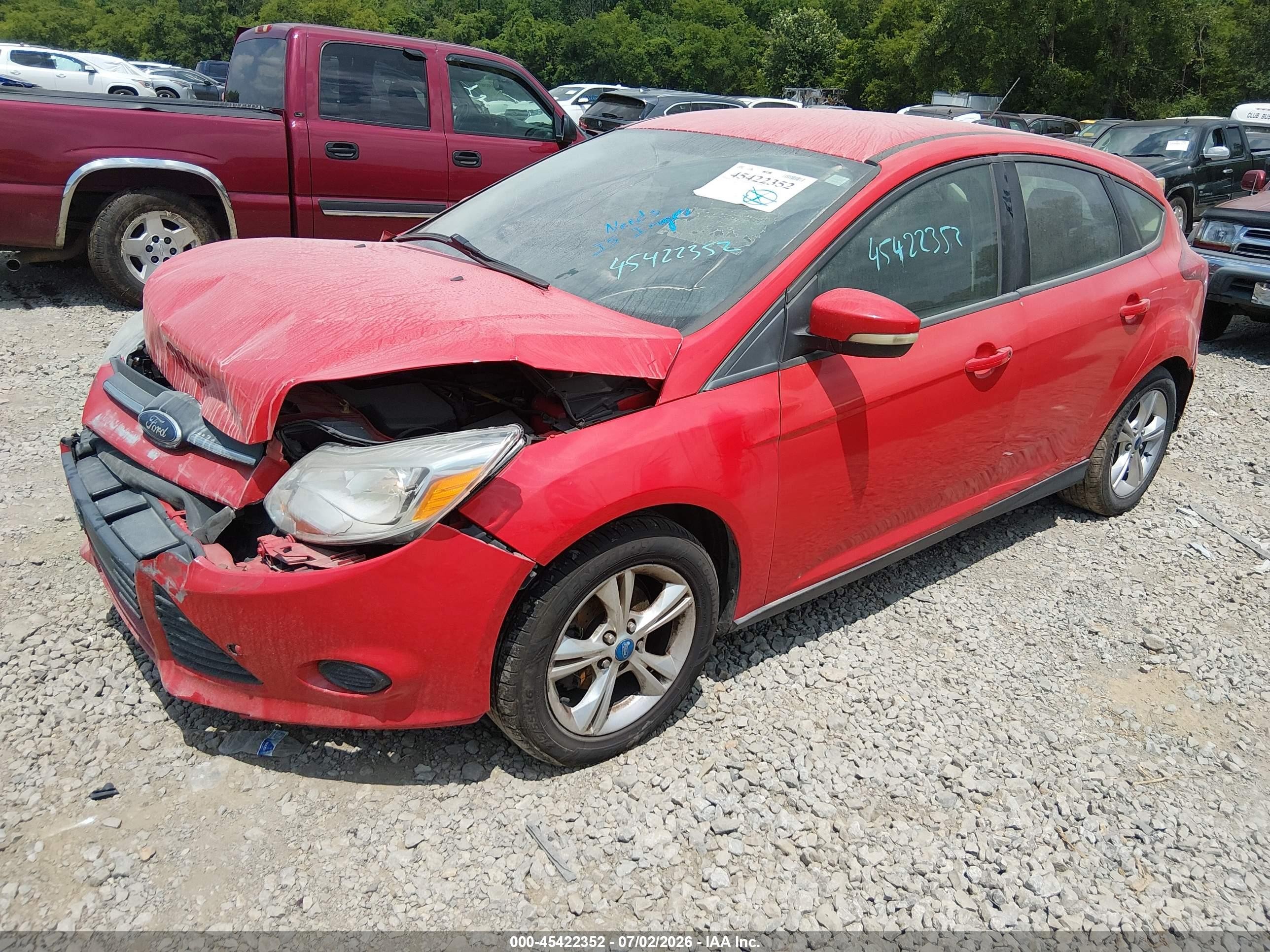 2013 Ford Focus Se Black vin: 1FADP3K20DL343897