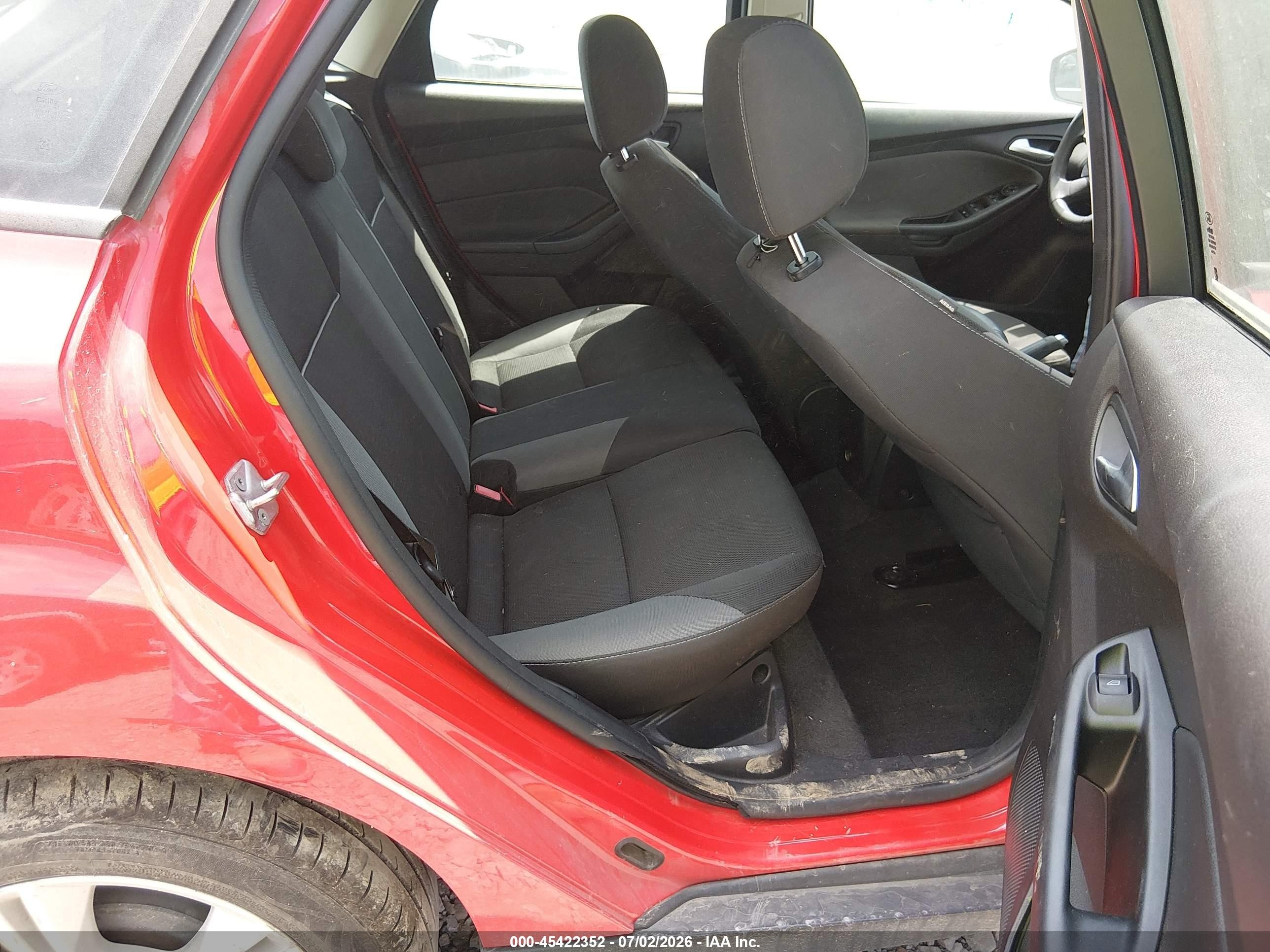 2013 Ford Focus Se Black vin: 1FADP3K20DL343897