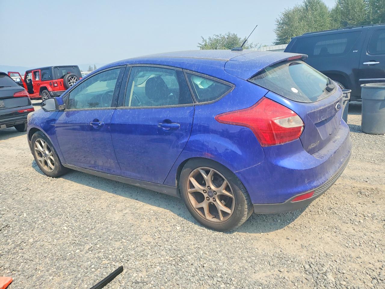 2013 Ford Focus Se Blue vin: 1FADP3K20DL347299