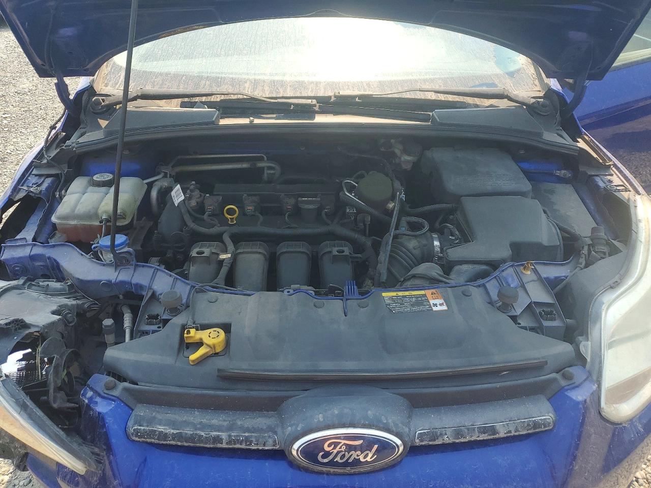 2013 Ford Focus Se Blue vin: 1FADP3K20DL347299