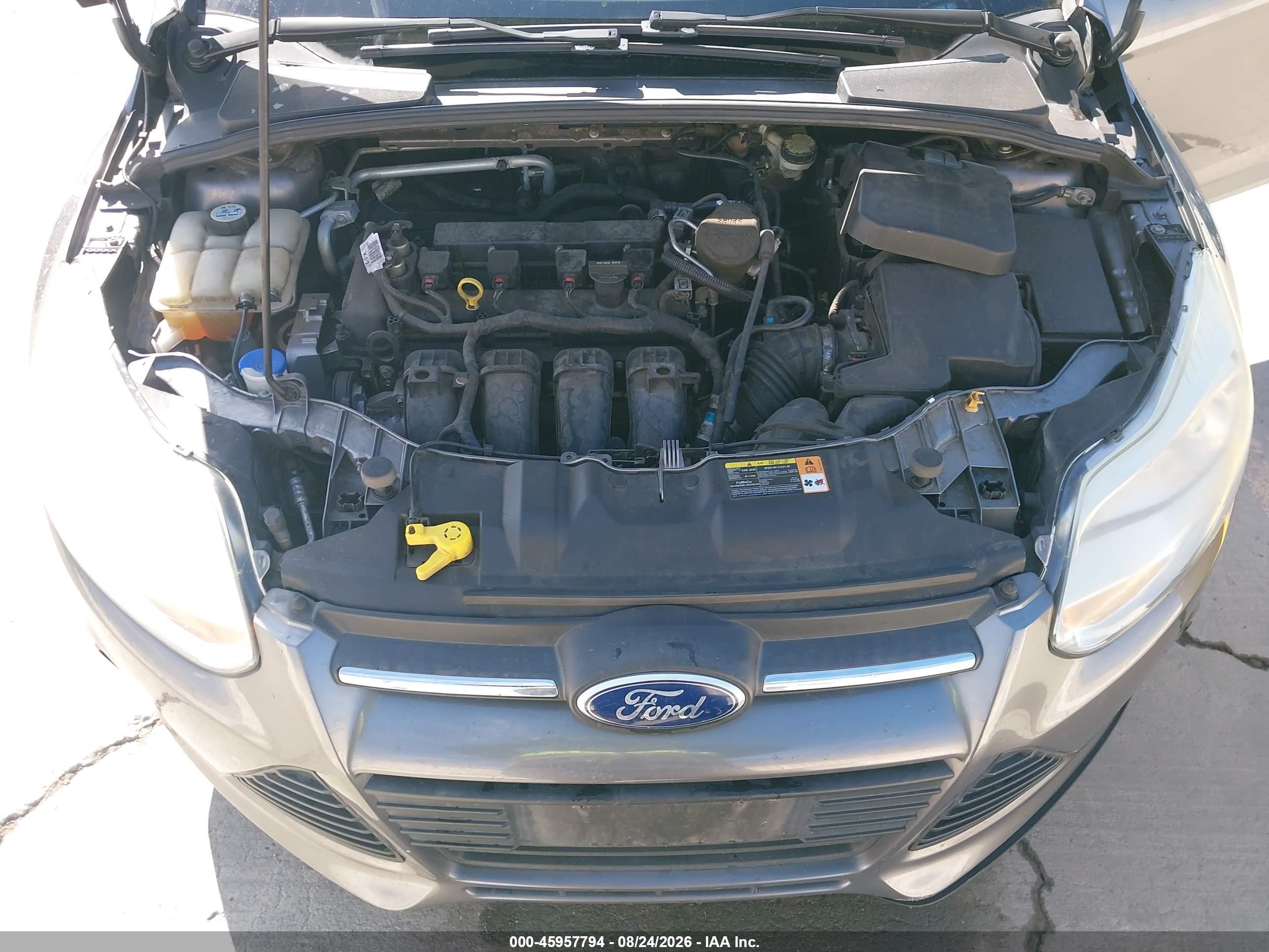 2013 Ford Focus Se Gray vin: 1FADP3K20DL363390