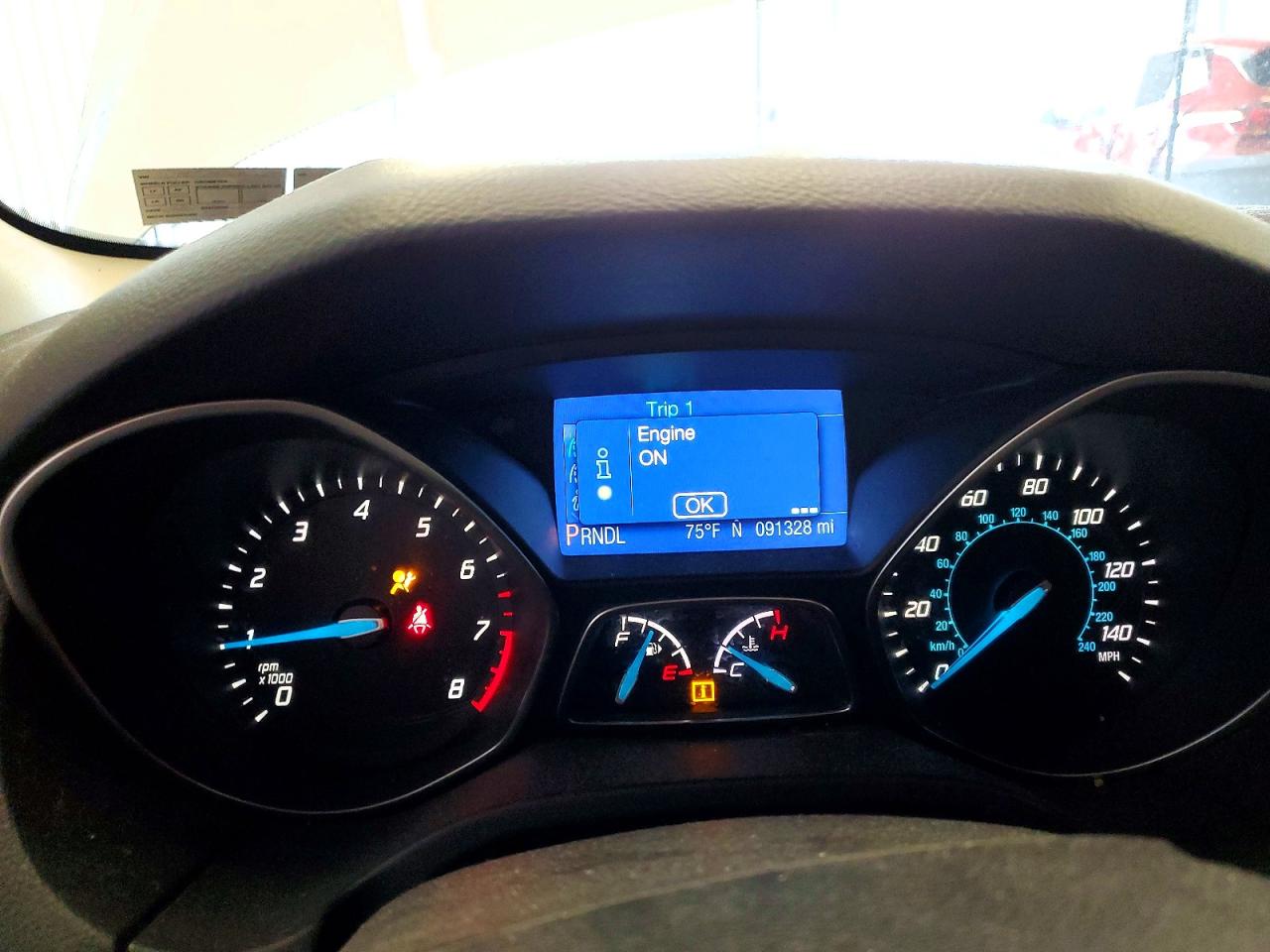 2013 Ford Focus Se White vin: 1FADP3K20DL378441