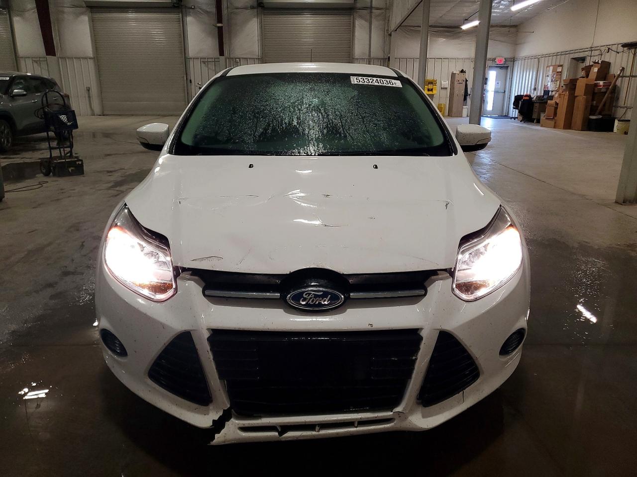 2014 Ford Focus Se White vin: 1FADP3K20EL113309