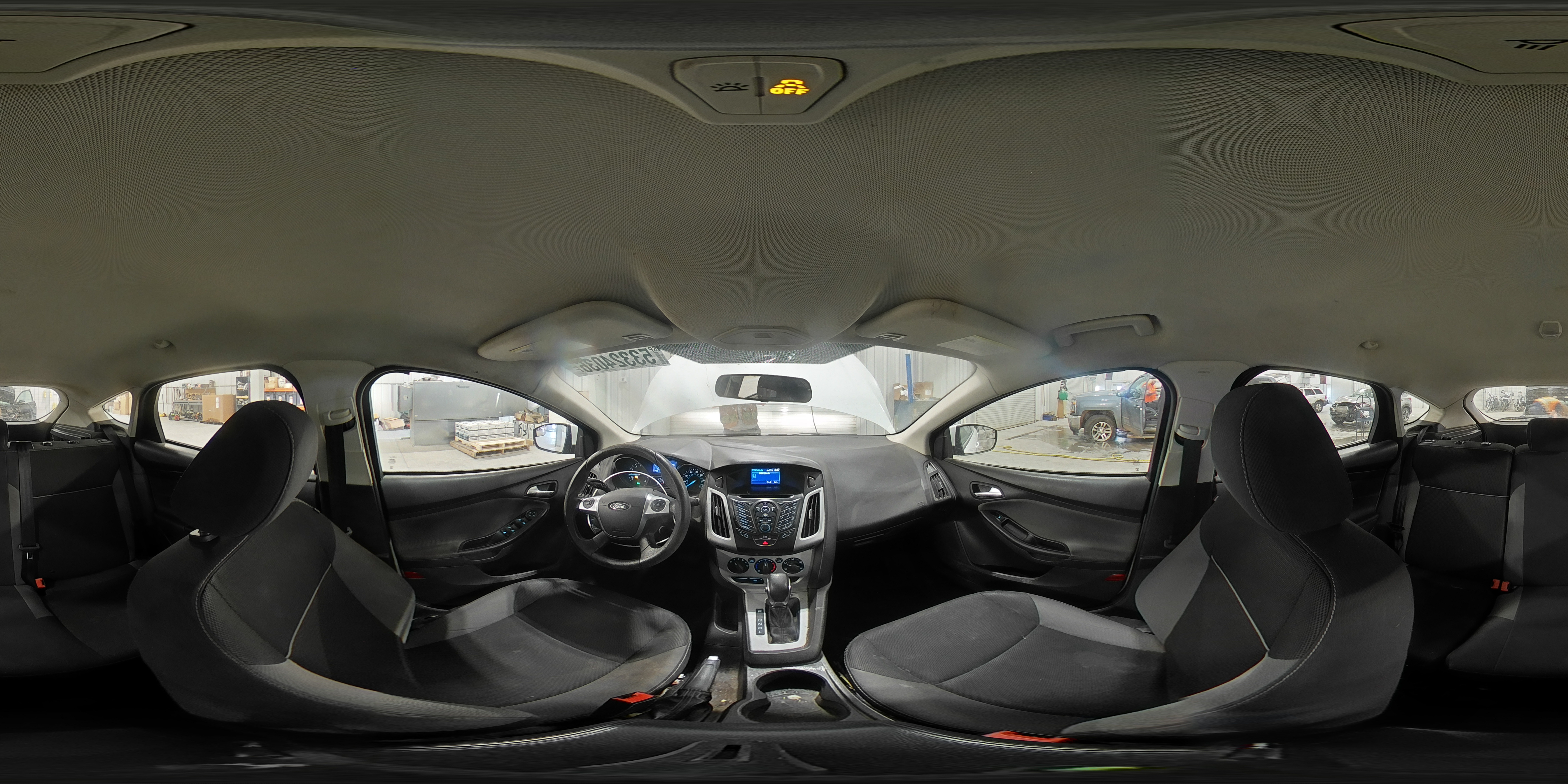 2014 Ford Focus Se White vin: 1FADP3K20EL113309