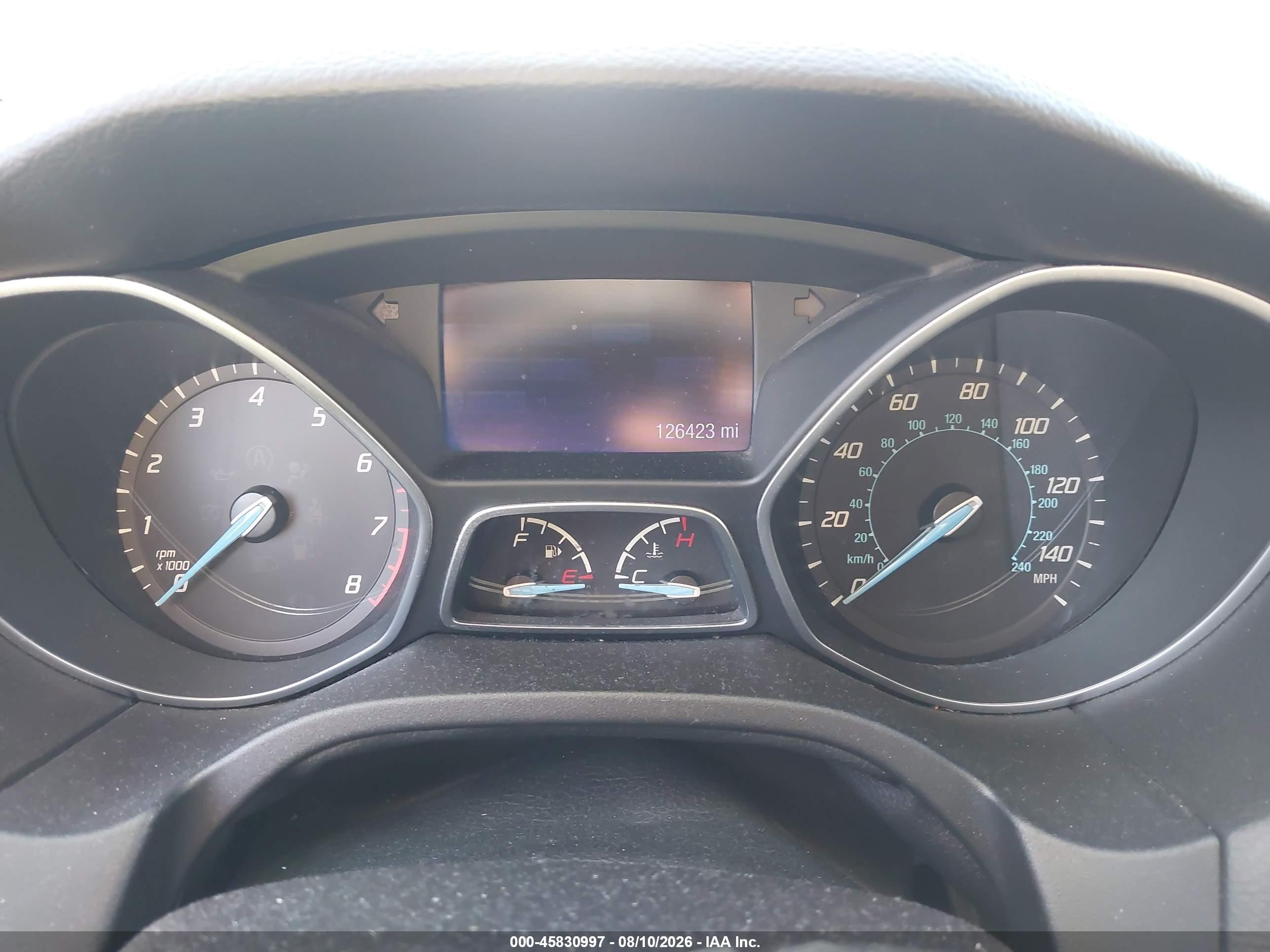 2014 Ford Focus Se Gray vin: 1FADP3K20EL117828
