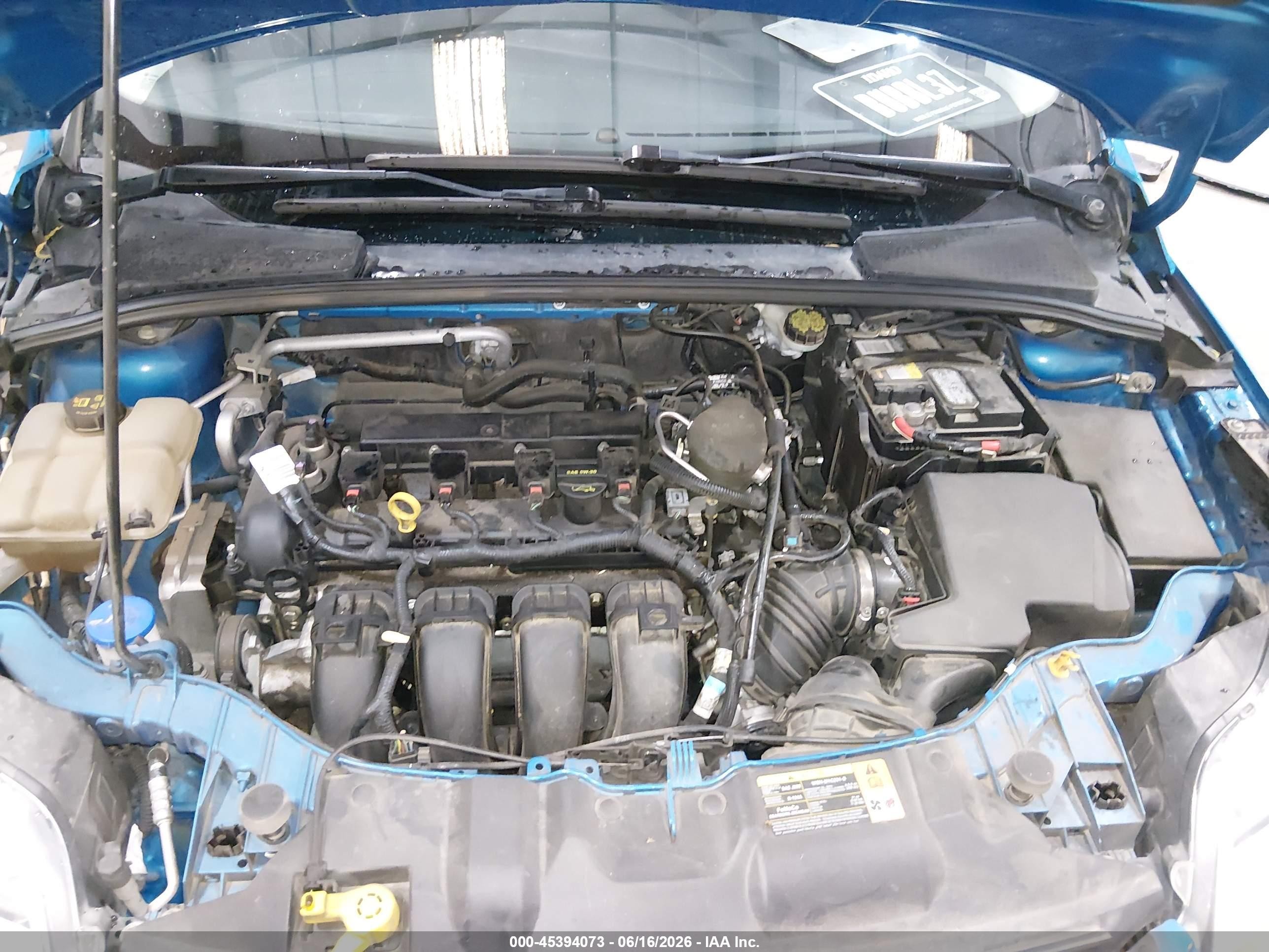 2014 Ford Focus Se Blue vin: 1FADP3K20EL138467