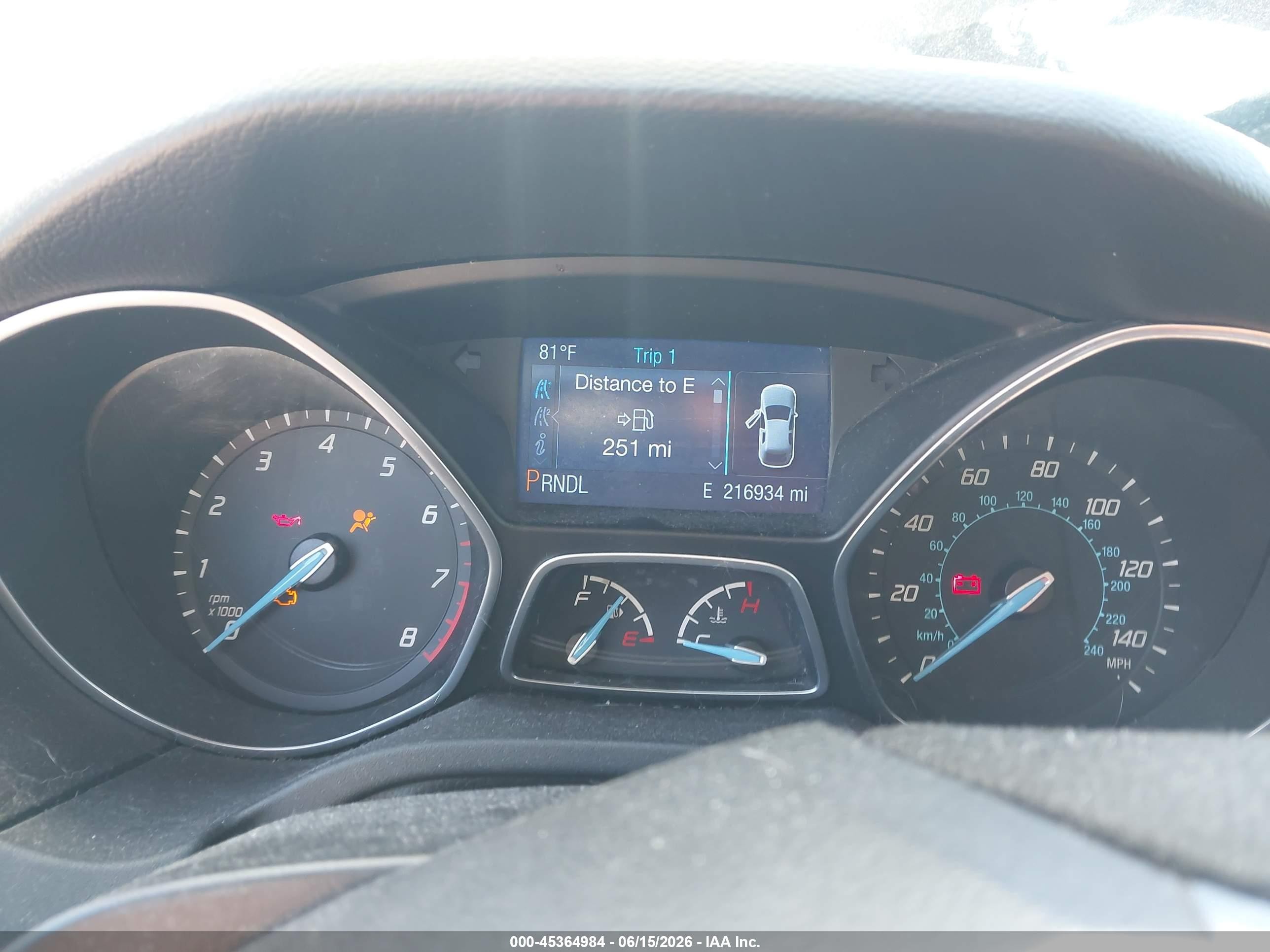 2014 Ford Focus Se Gray vin: 1FADP3K20EL157519