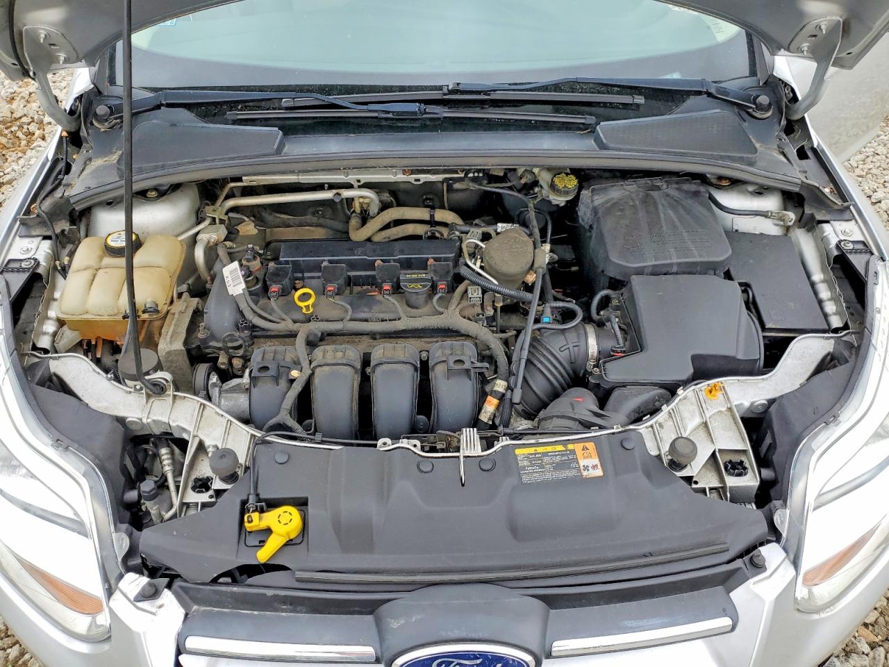 2014 Ford Focus Se Silver vin: 1FADP3K20EL164437