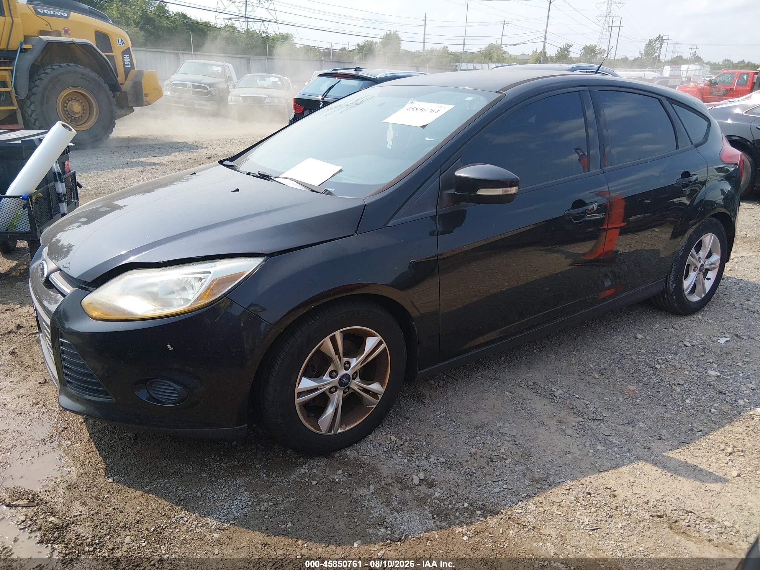 2014 Ford Focus Se Черный vin: 1FADP3K20EL177480