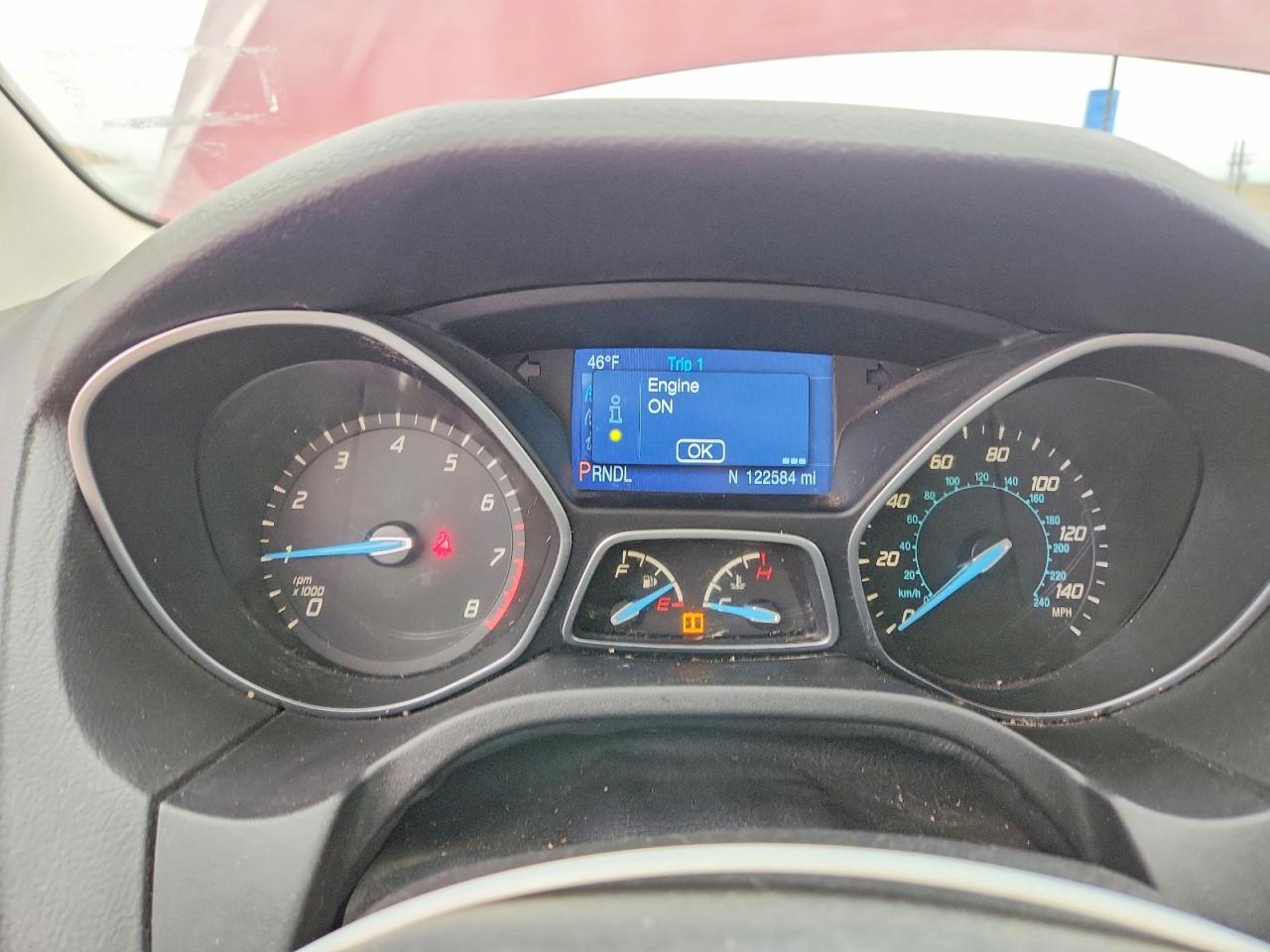 2014 Ford Focus Se Red vin: 1FADP3K20EL220053